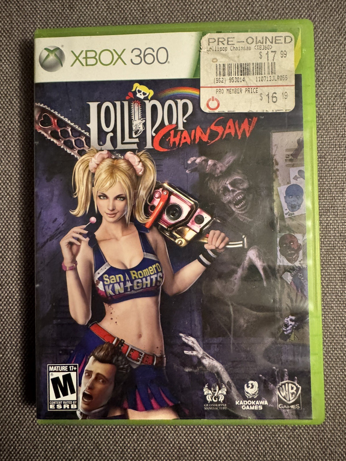 Lollipop Chainsaw (Microsoft Xbox 360, 2012) CIB Complete – Tested