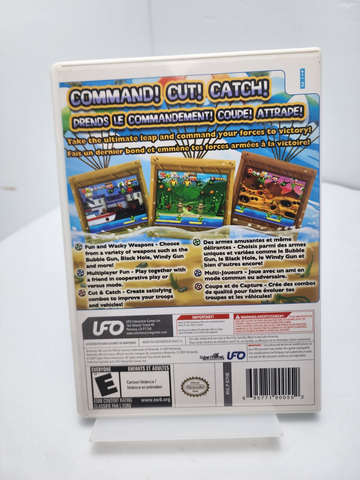 Army Rescue Nintendo Wii Complete CIB Tested UFO Interactive Games Rated E