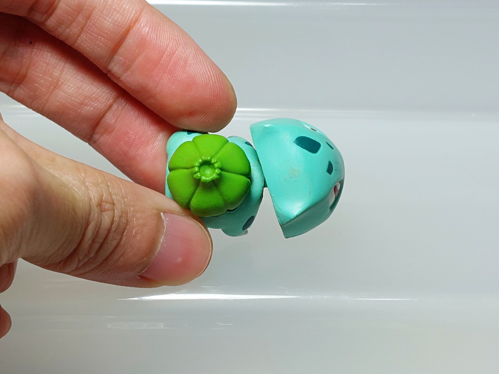 Bulbasaur Fushigidane Pokemon Bobble Head Mascot 2 Figure Tomy Yujin 2004 0.8in
