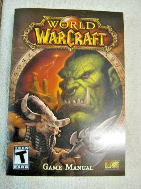 World of Warcraft (Windows/Mac, 2004) With Manual, keys, product catalogs
