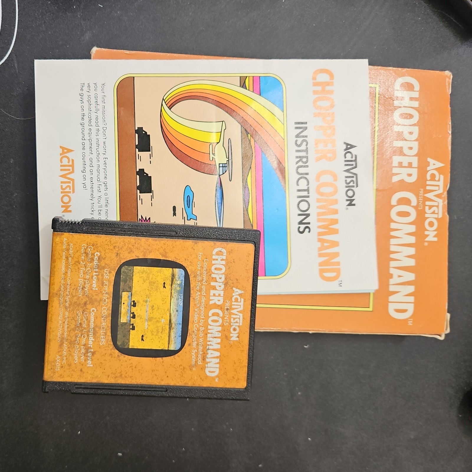 CHOPPER COMMAND – ACTIVISION / ATARI VCS – Complete In Box – UNTESTED – 1982