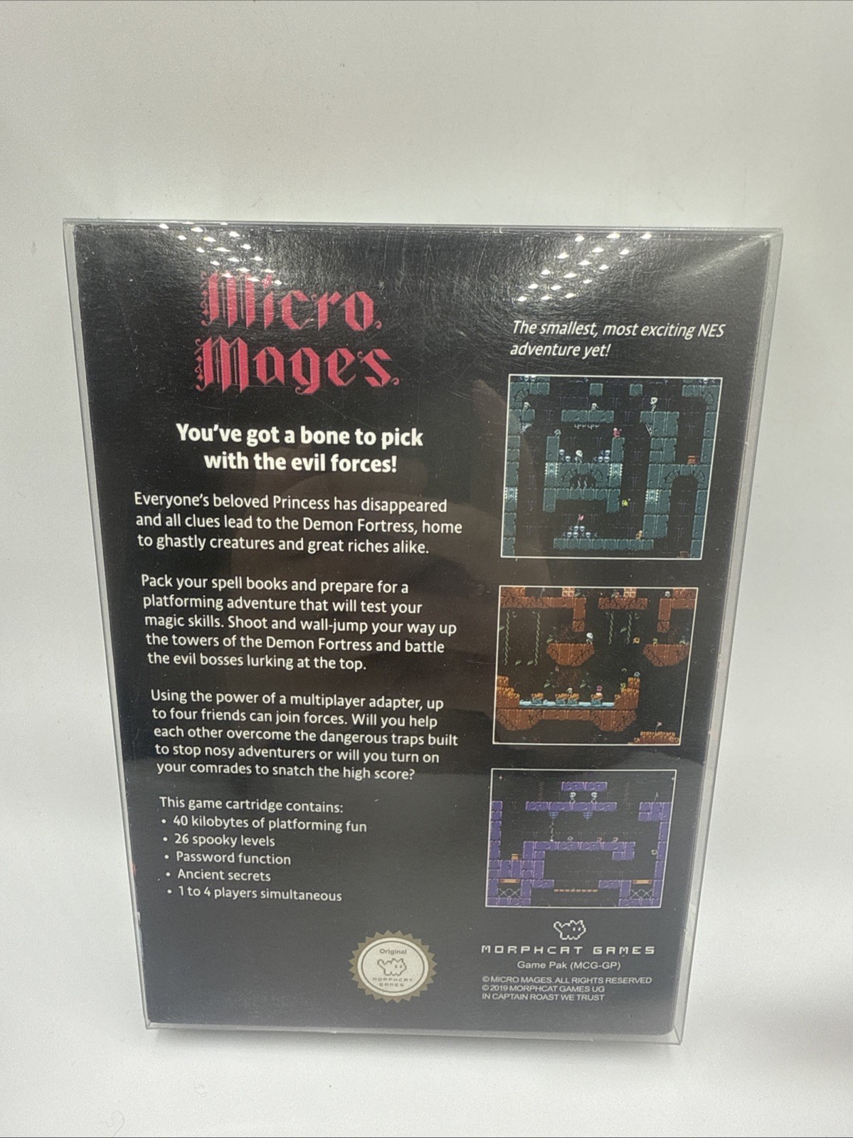 Micro Mages Nintendo NES Complete LIKE NEW WITH CASE! RARE GEM!