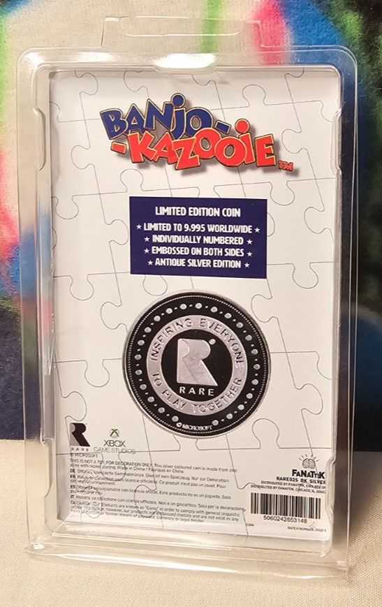 Banjo-Kazooie Limited Edition Collectible Coin Only 9,995 Made