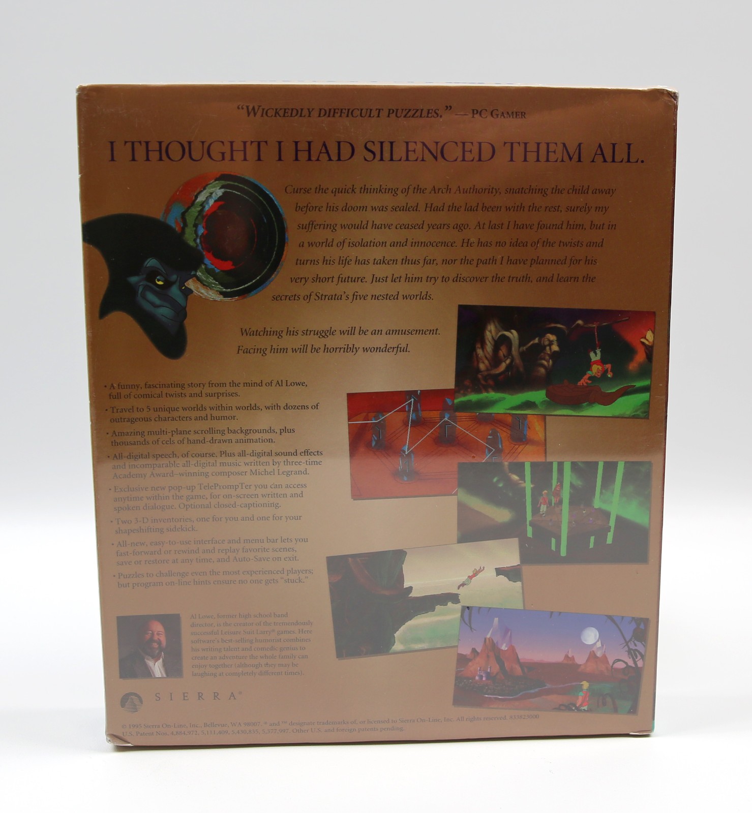 SEALED 1995 Torin’s Passage Sierra Al Lowe Big Box PC