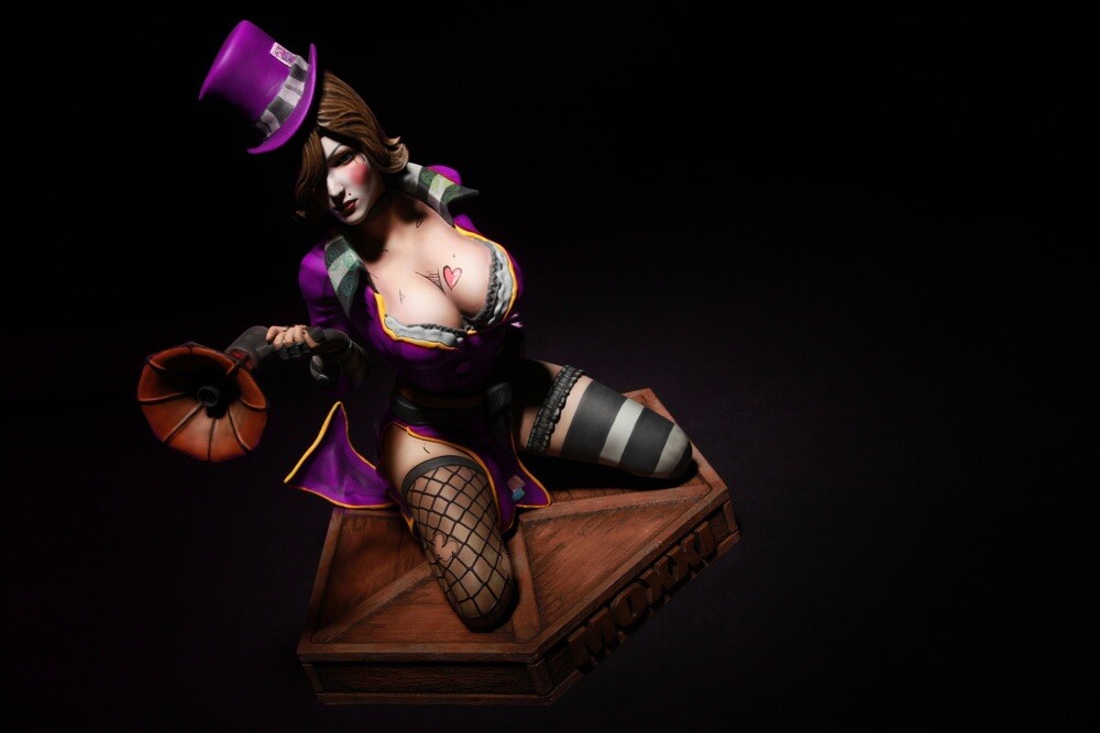 Borderlands 2 Mad Moxxi Purple Coat 1/4 Scale Statue Figure Chronicle #78/5000