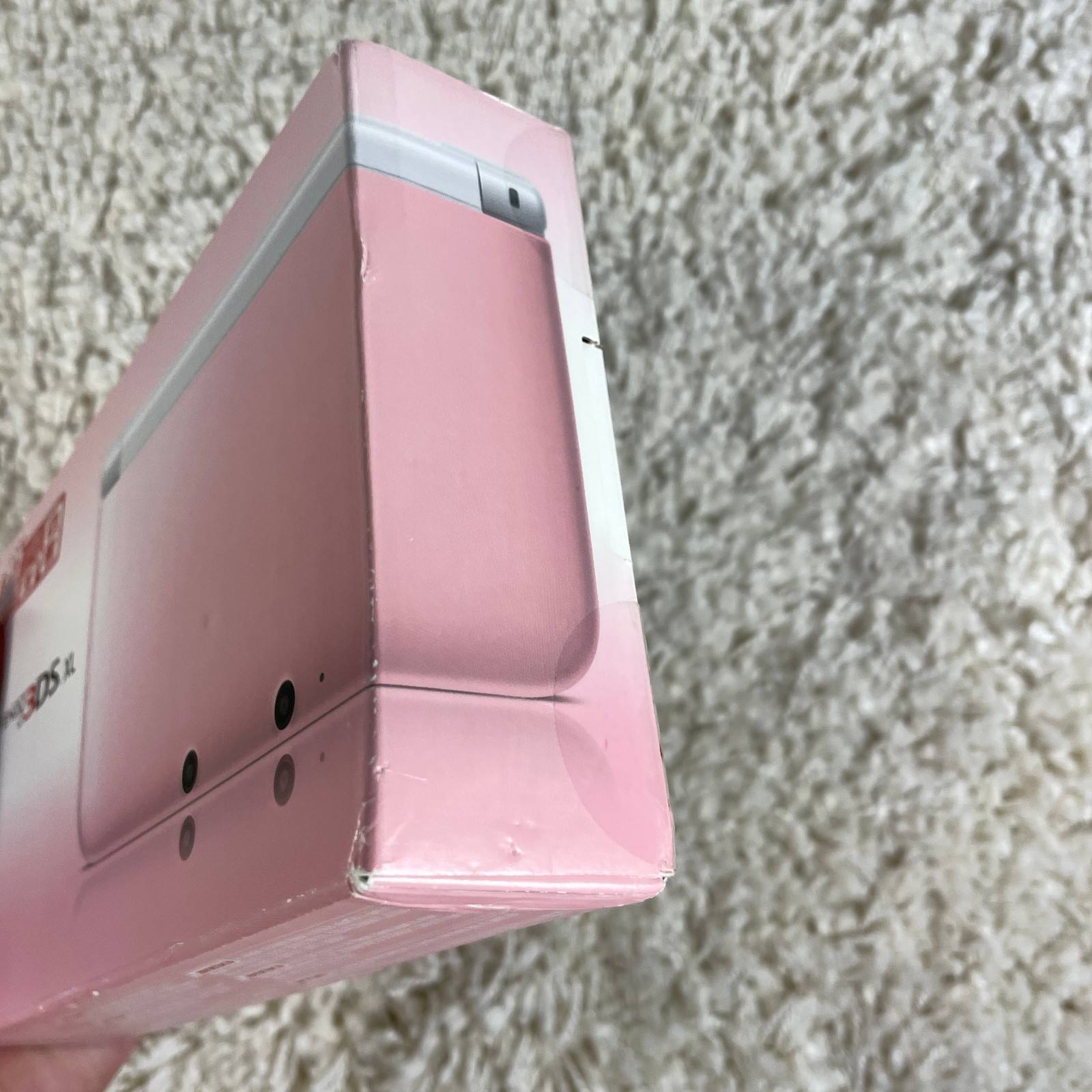 Nintendo 3DS XL Pink White Handheld System Console SPR-001 Complete in Box CIB
