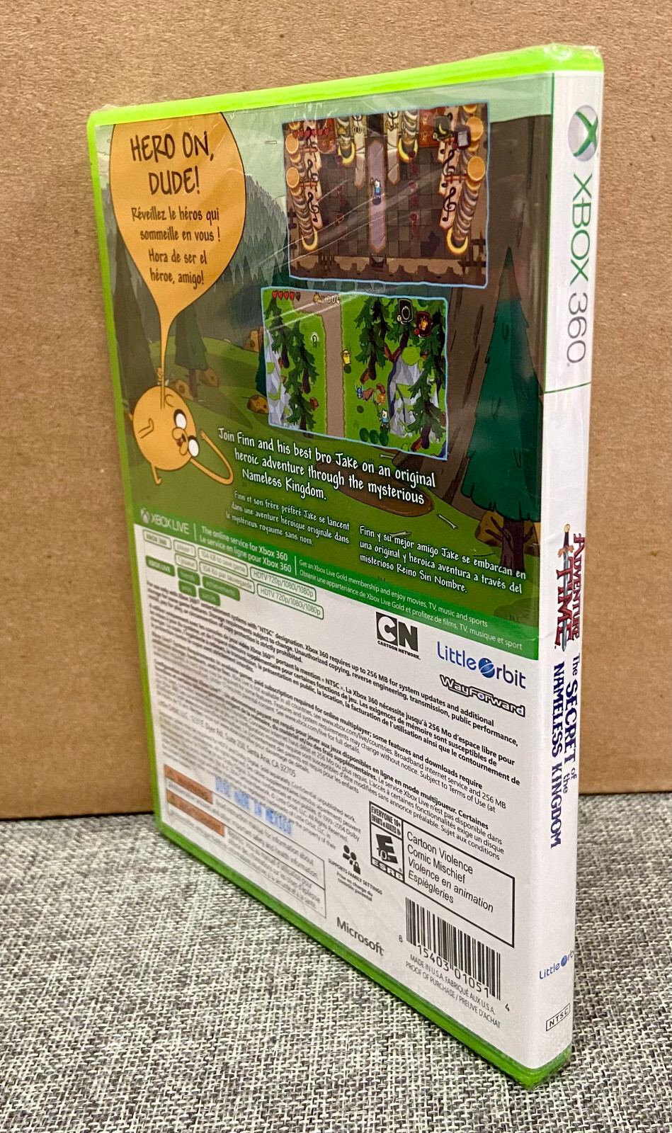 Adventure Time Explore the Dungeon Because I Don’t Know (2013) Xbox360 BRAND NEW