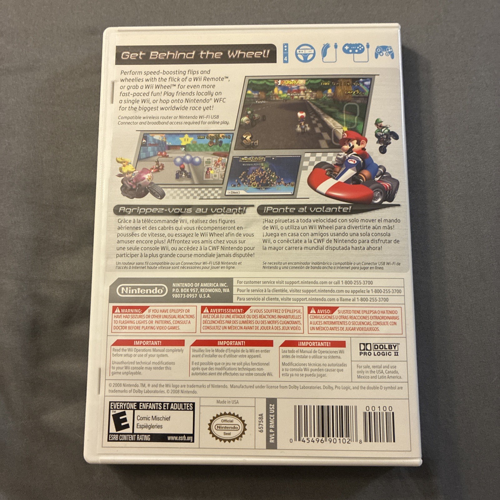 Mario Kart Wii – Nintendo Wii – CIB – Tested And Working