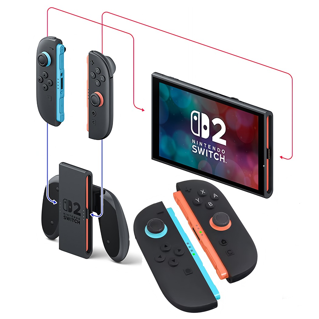 Wireless Gamepad Left & Right Game Controller For Nintendo Switch2 Joy-Con2 HP