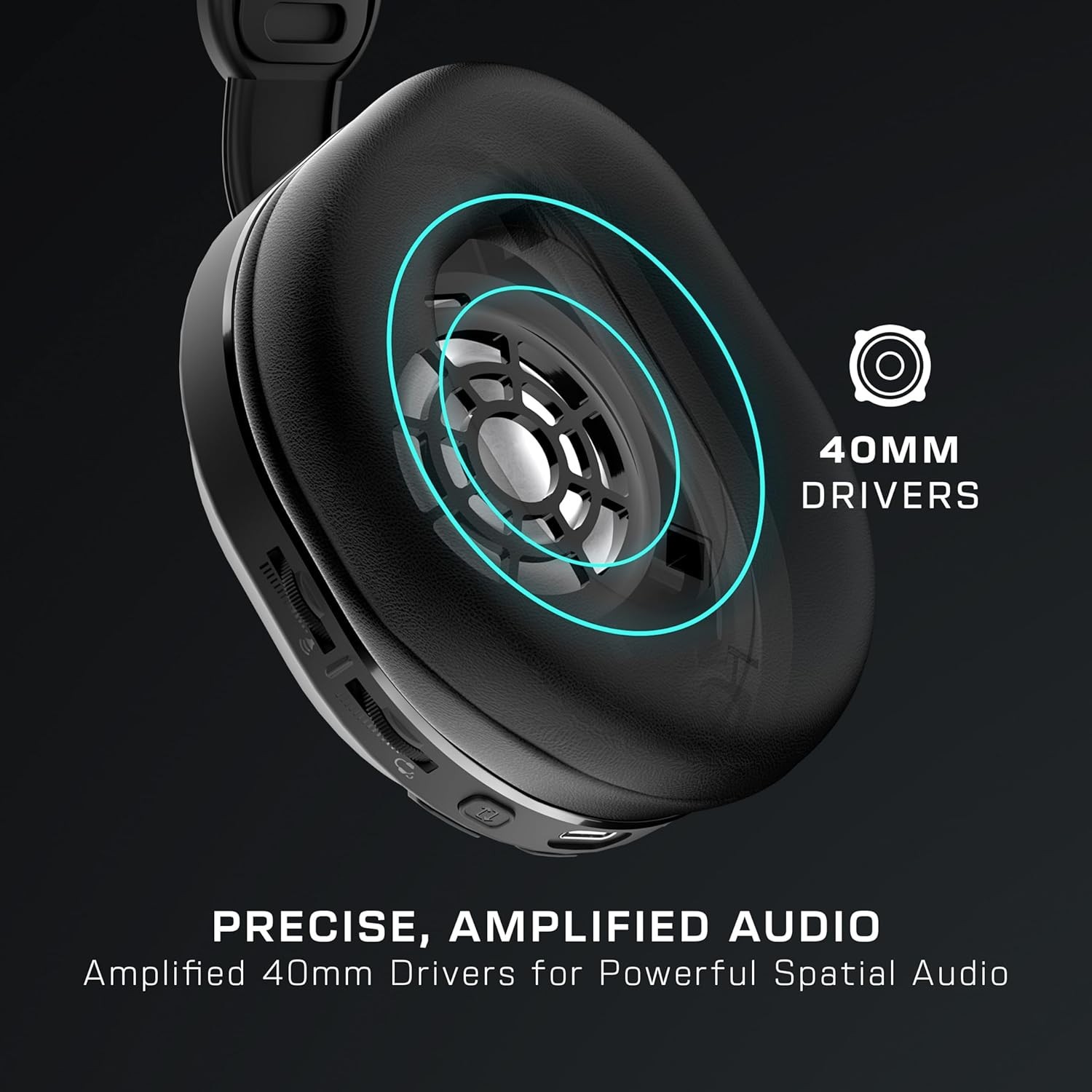 Stealth 500 Gaming Headset: Bluetooth 5.2, 40mm Drivers & Adjustable Fit