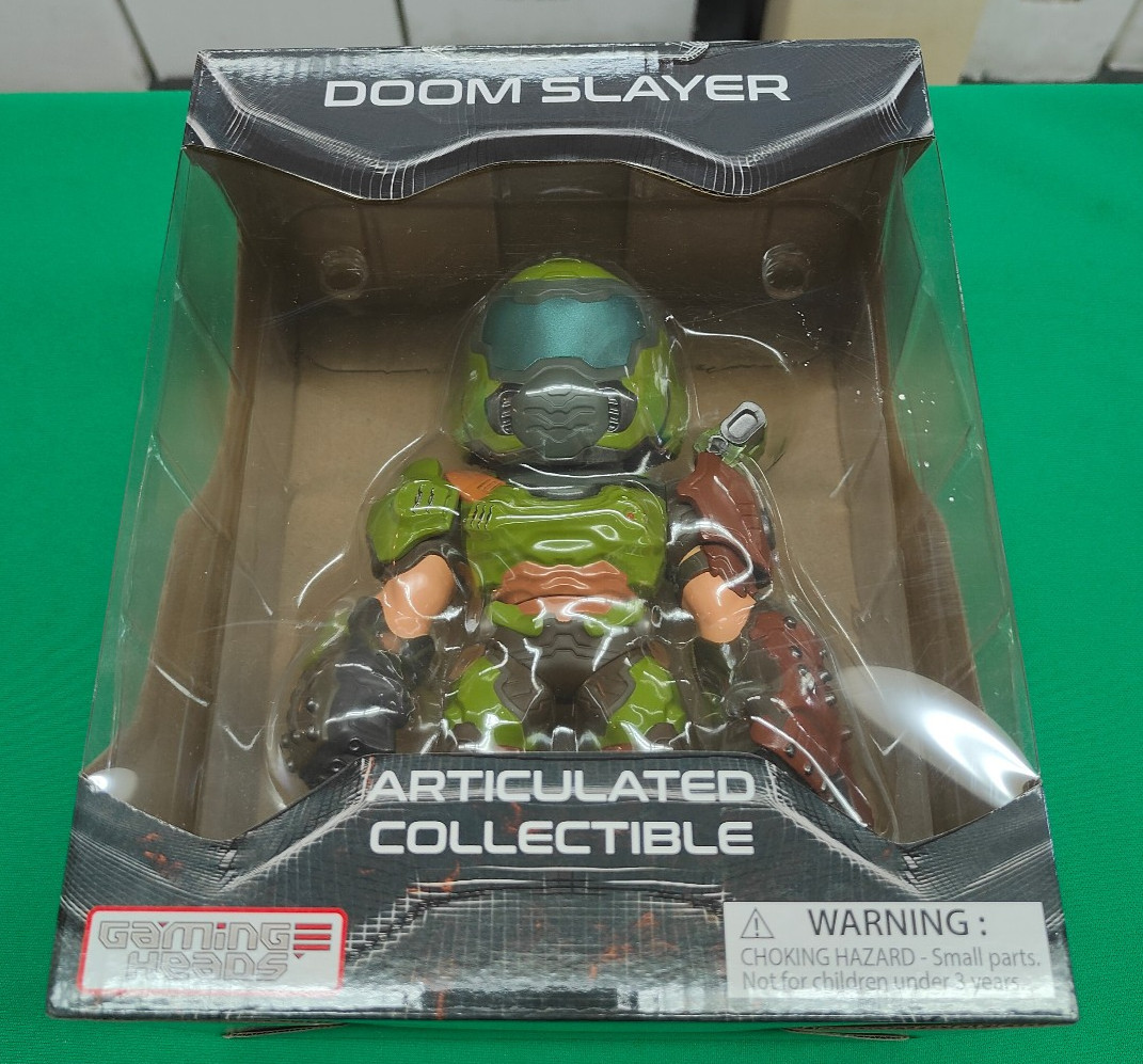 DOOM Eternal – Gaming Heads – Doom Slayer Collectible 7″ Bethesda RARE