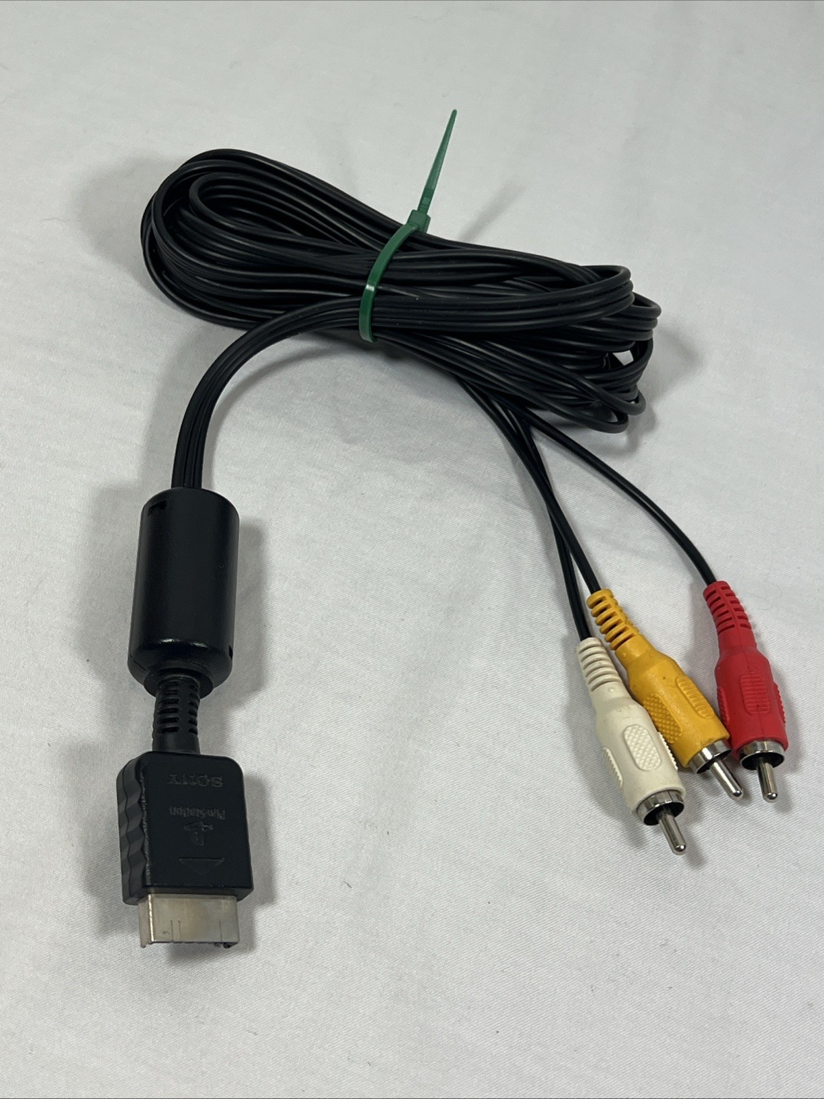 Genuine OEM Original Sony PlayStation PS1 PS2 AV Audio Video Cable RCA Component