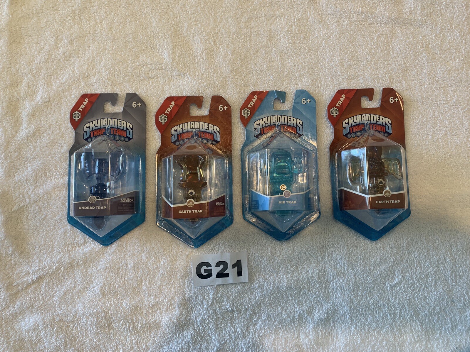 Skylanders Trap Team 4-pack Undead Hand Undead Axe Earth Hourglass Air Screamer