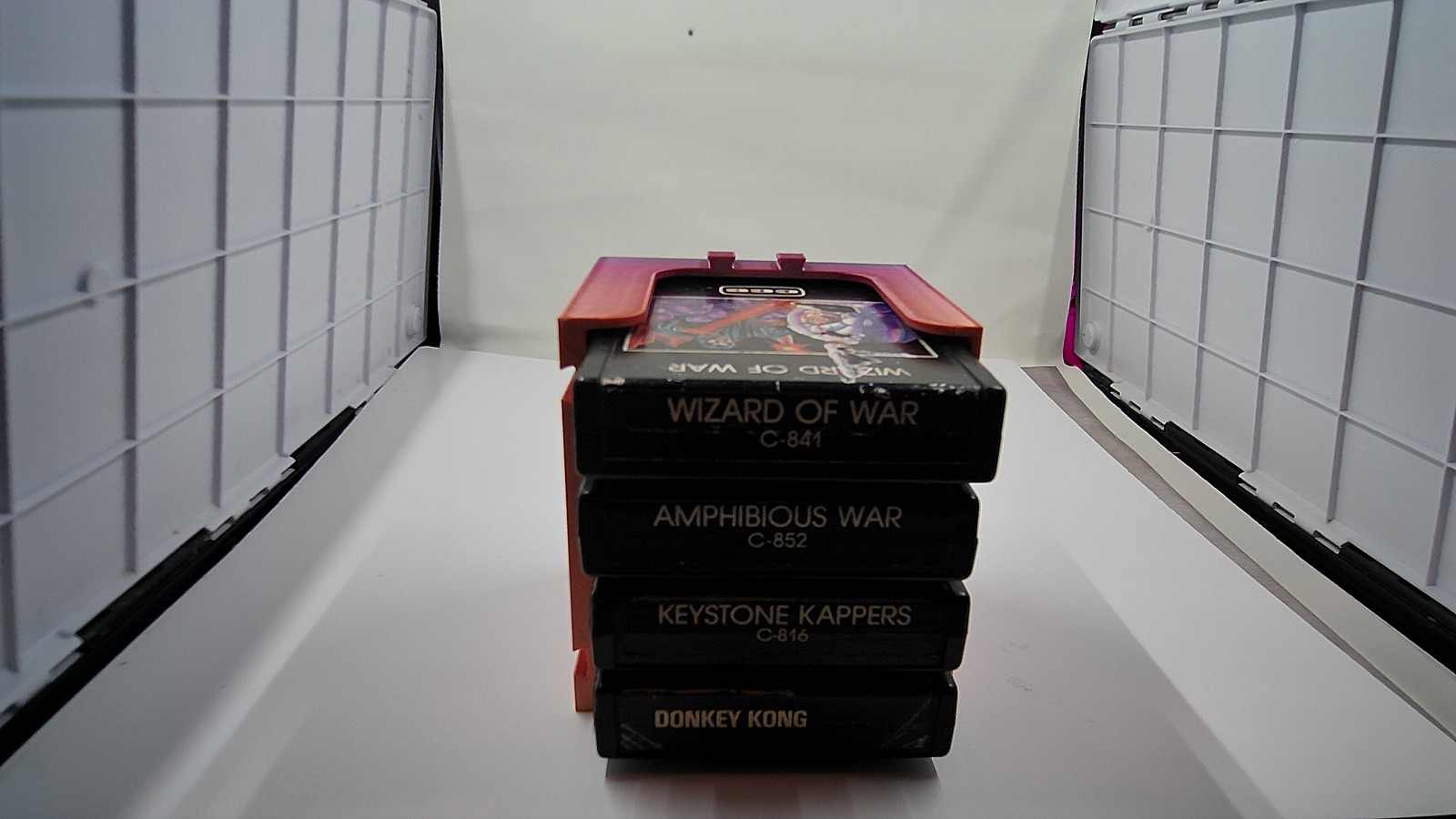 4x CCE Donkey Kong Keystone Kappers Amphibious Wizard of War Brazil Atari 2600