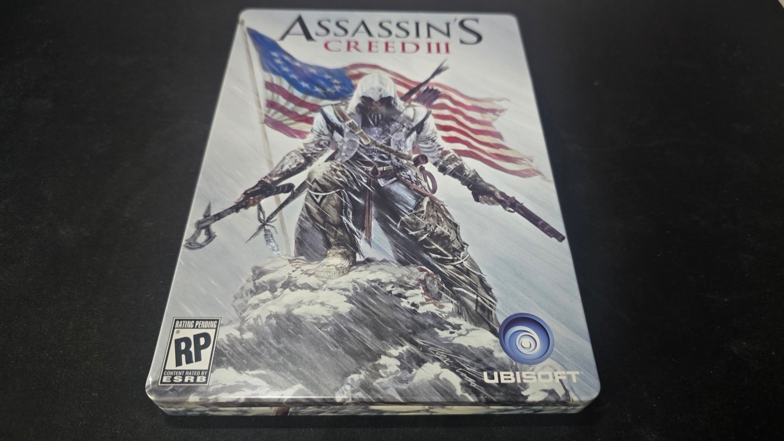 Assassin’s Creed III 3 Microsoft Xbox 360 LN PERFECT cond Steelbook Case only!