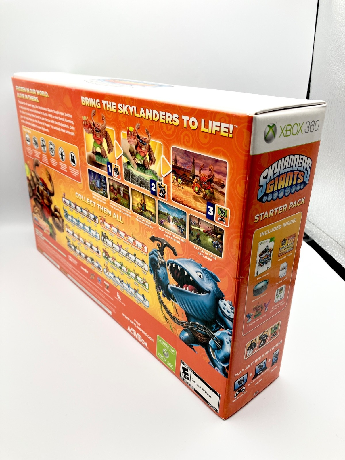 Skylanders Giants Xbox 360 Starter Pack Glow in the Dark Cynder NEW SEALED