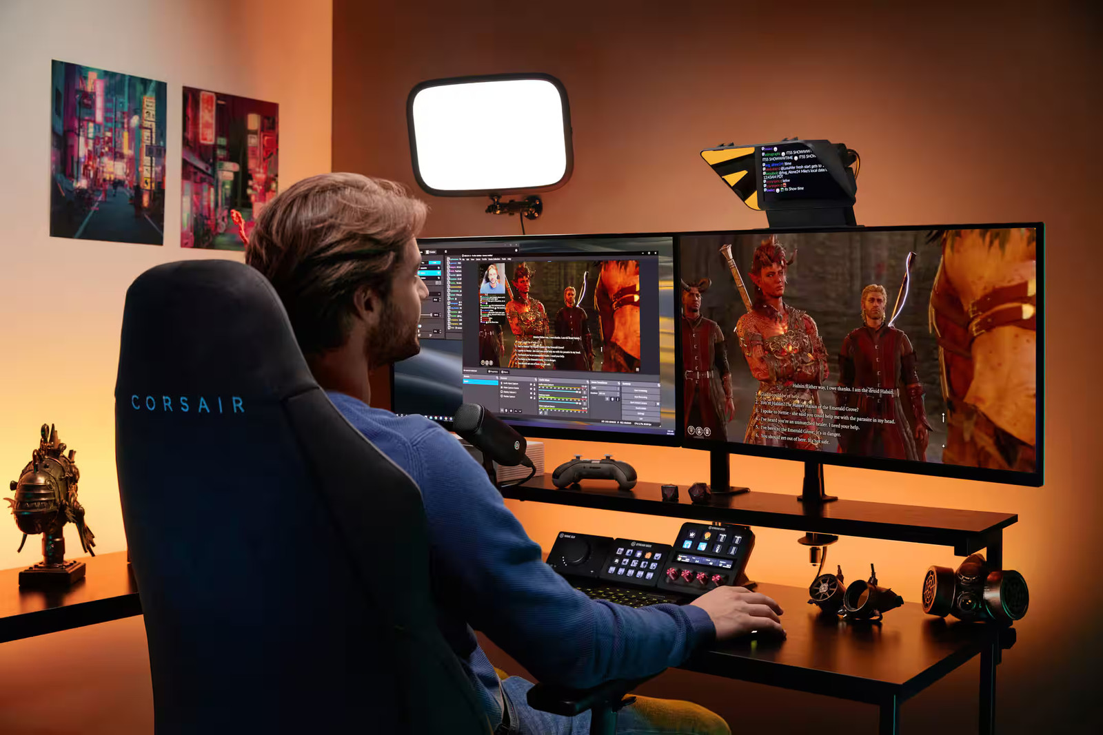 Elgato – Prompter – All-in-One Teleprompter with Built-in Screen – Black