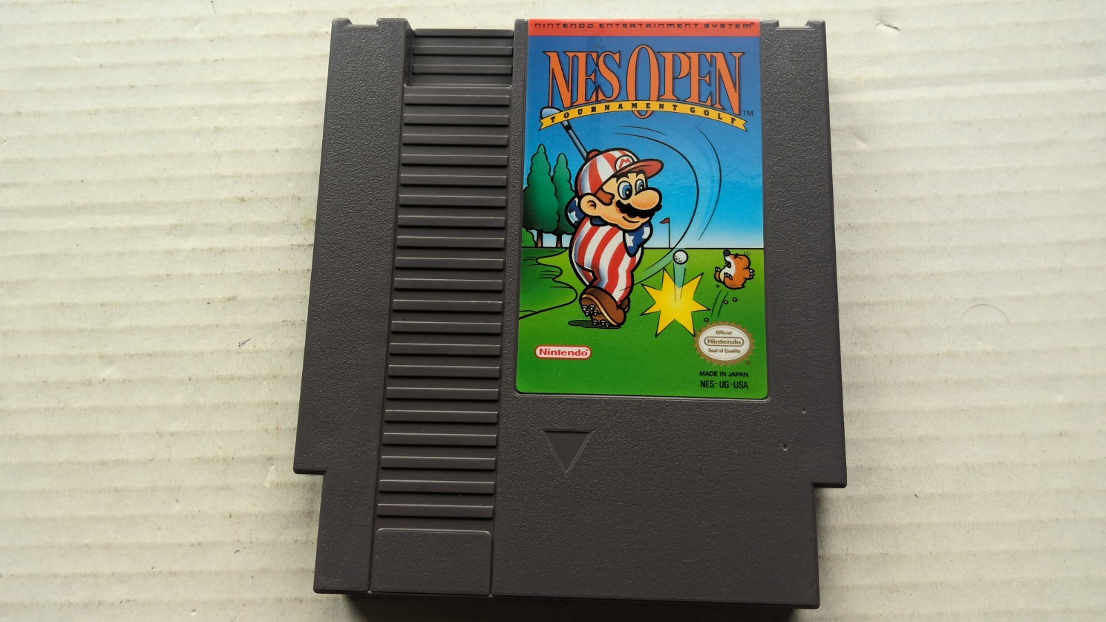 Vintage NES Open Golf Video Game Nintendo 1985 Cartridge 80’s Toys 1980’s