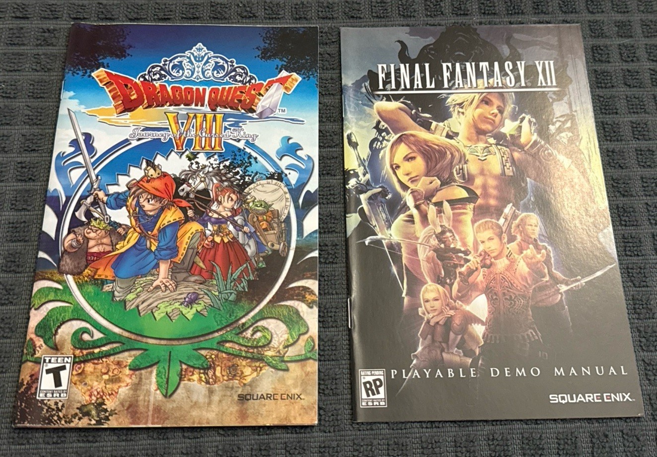 Dragon Quest VIII: Journey of the Cursed King (PlayStation 2 Ps2) VG CIB Demo