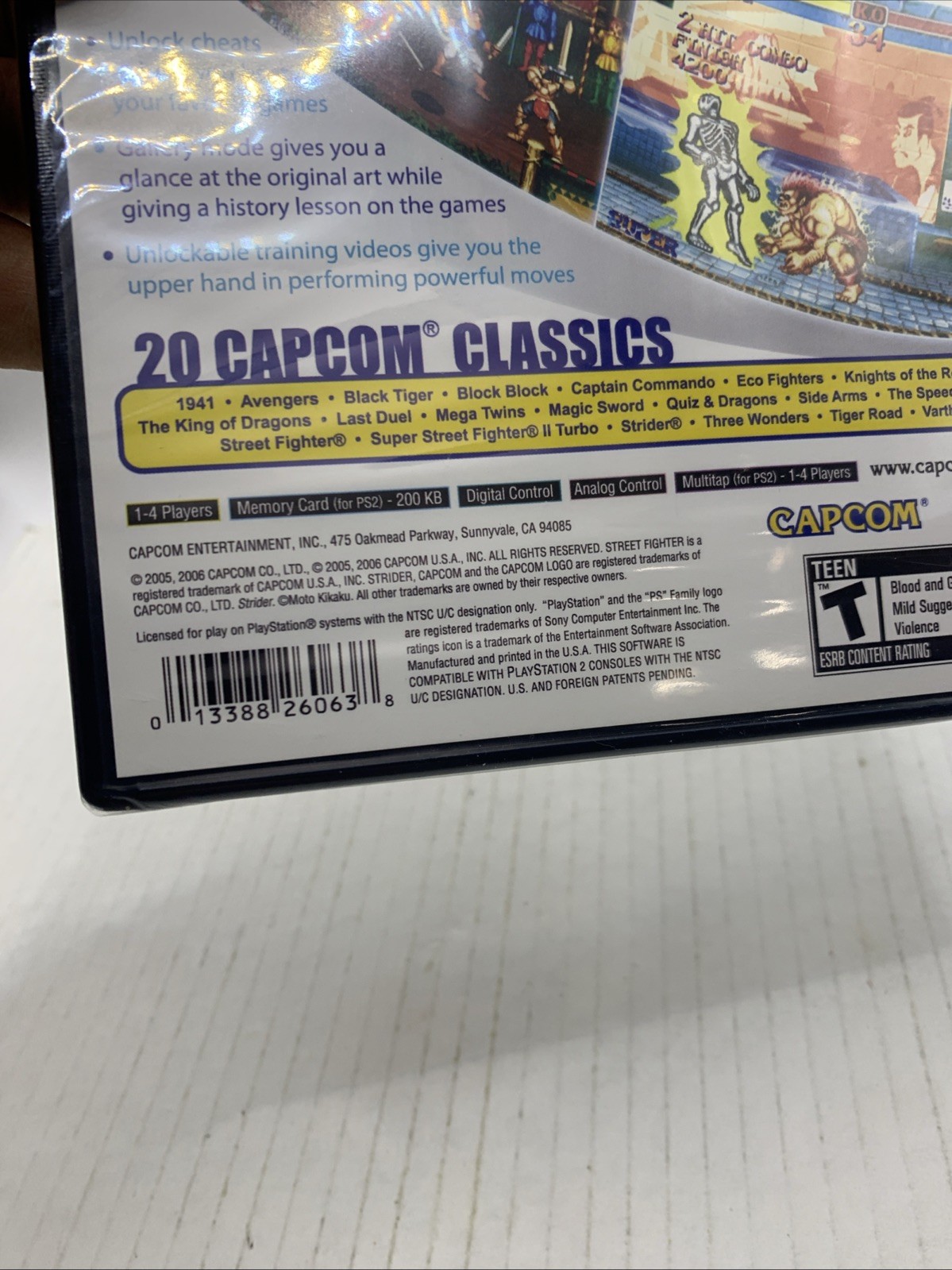 Capcom Classics Collection Vol. 2 (Sony PlayStation 2, 2006) Factory Sealed Rare
