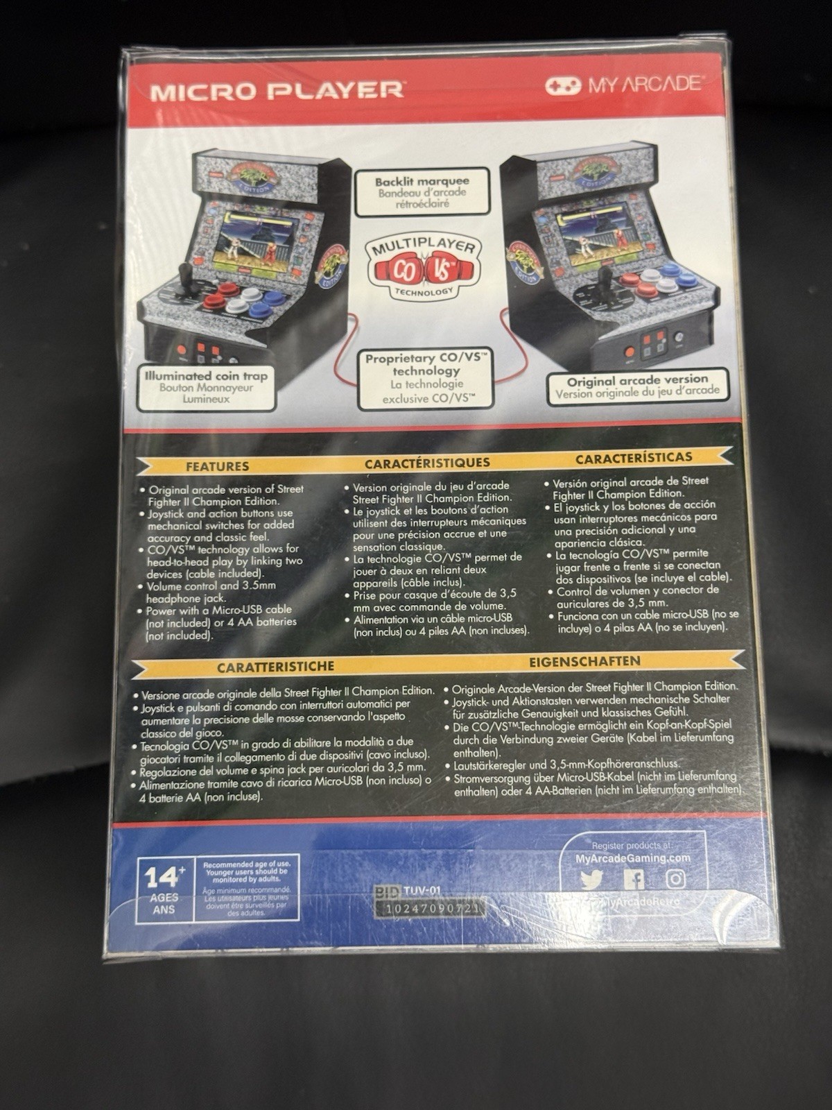 MY ARCADE STREET FIGHTER II CHAMPION EDITION