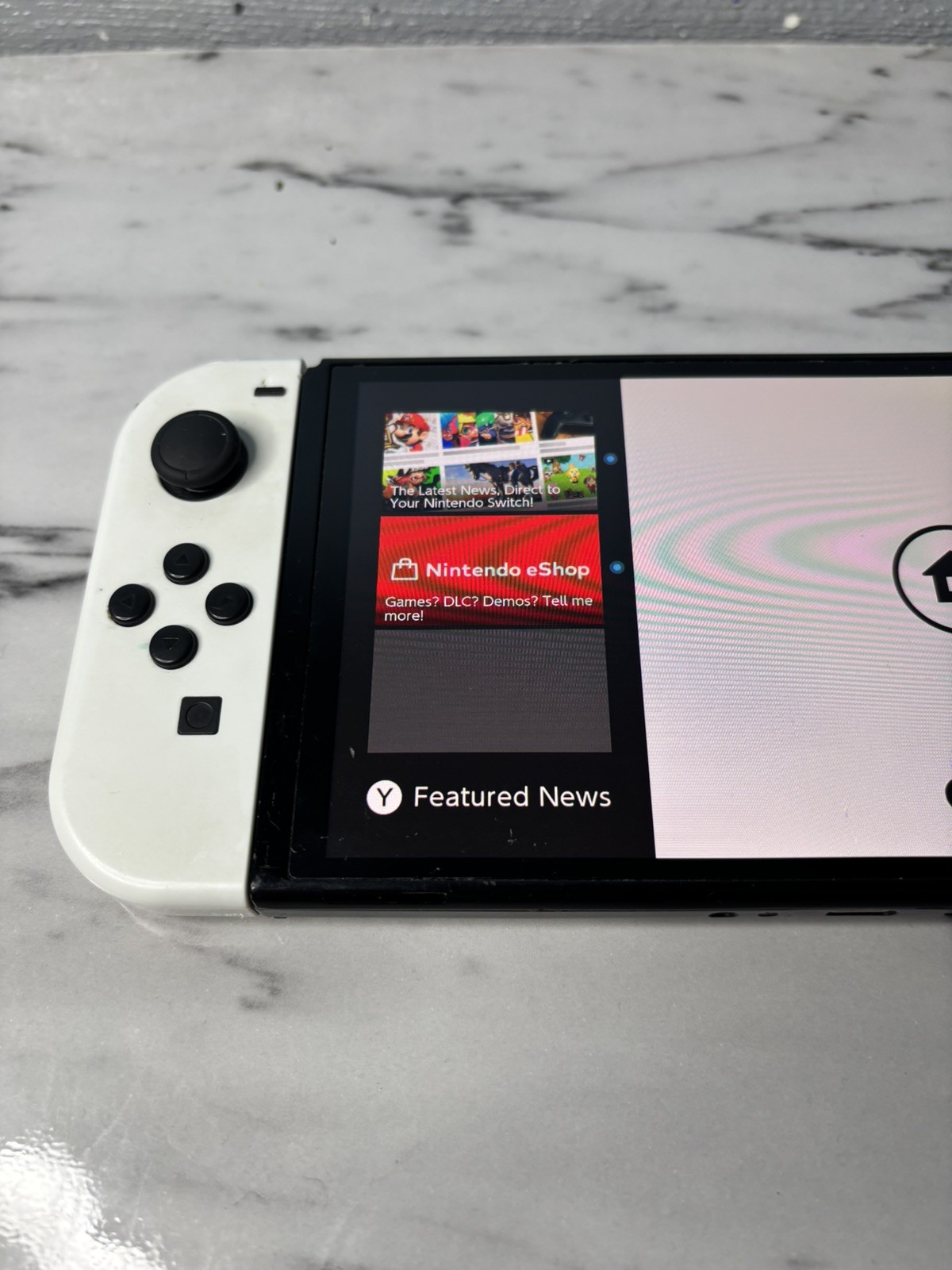 Nintendo Switch OLED HEG-001 Console + 64 GB MicroSD-Read Description