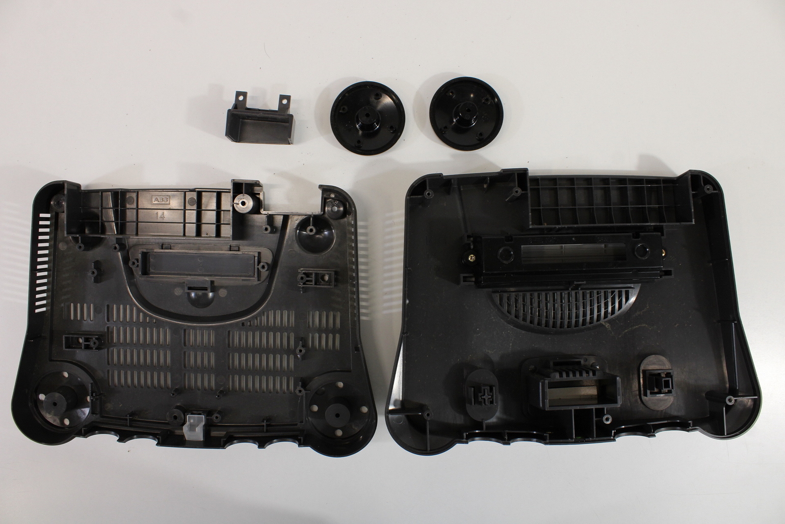 Nintendo 64 N64 Black Charcoal Gray Console Used OEM Replacement Shell Japan #14
