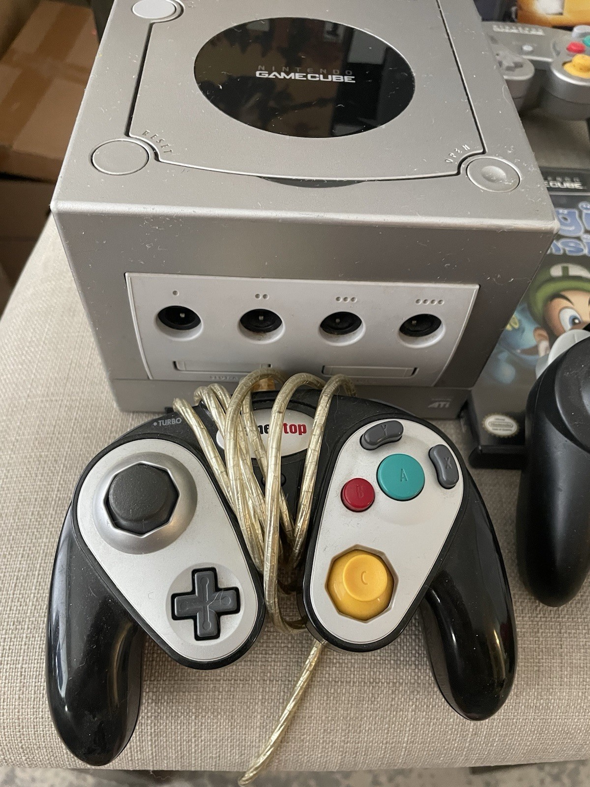 Nintendo GameCube Console Bundle w/ Controllers, Memory Card, Games & Manual
