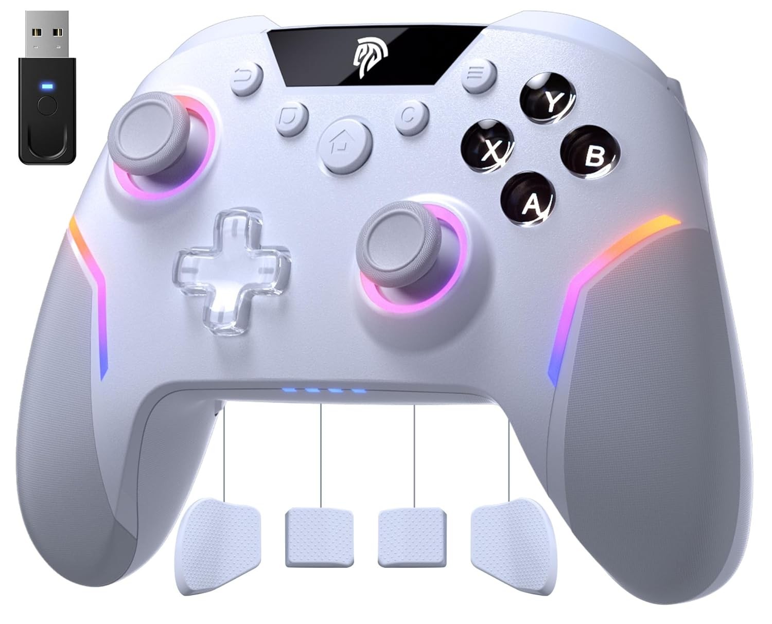 EasySMX X20 Wireless Controller RGB Hall Effect 1000Hz for PC Switch Android