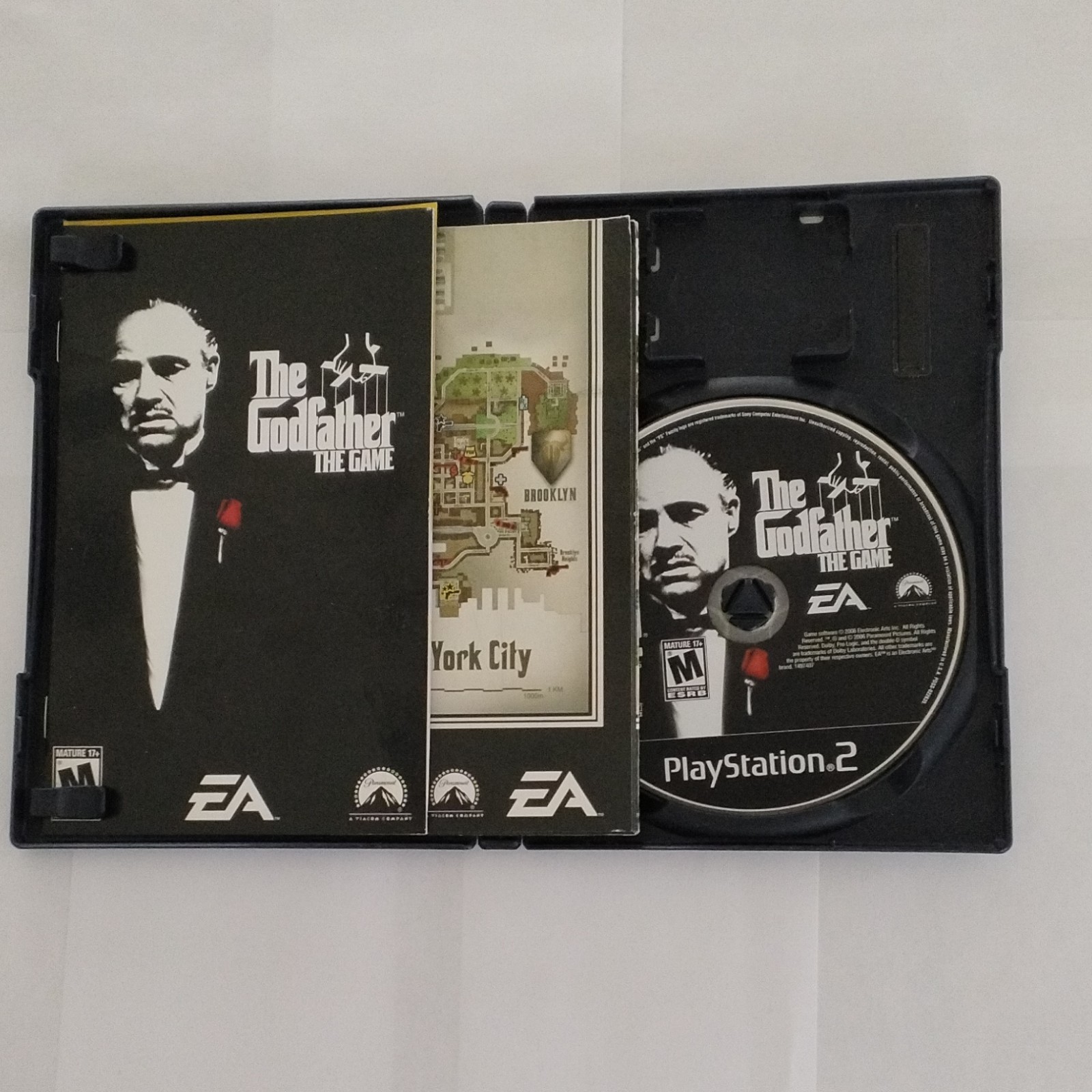 EA The Godfather: The Game PS2 w/ Manual NTSC-U/C (US/Canada) 2006 M CiB Tested