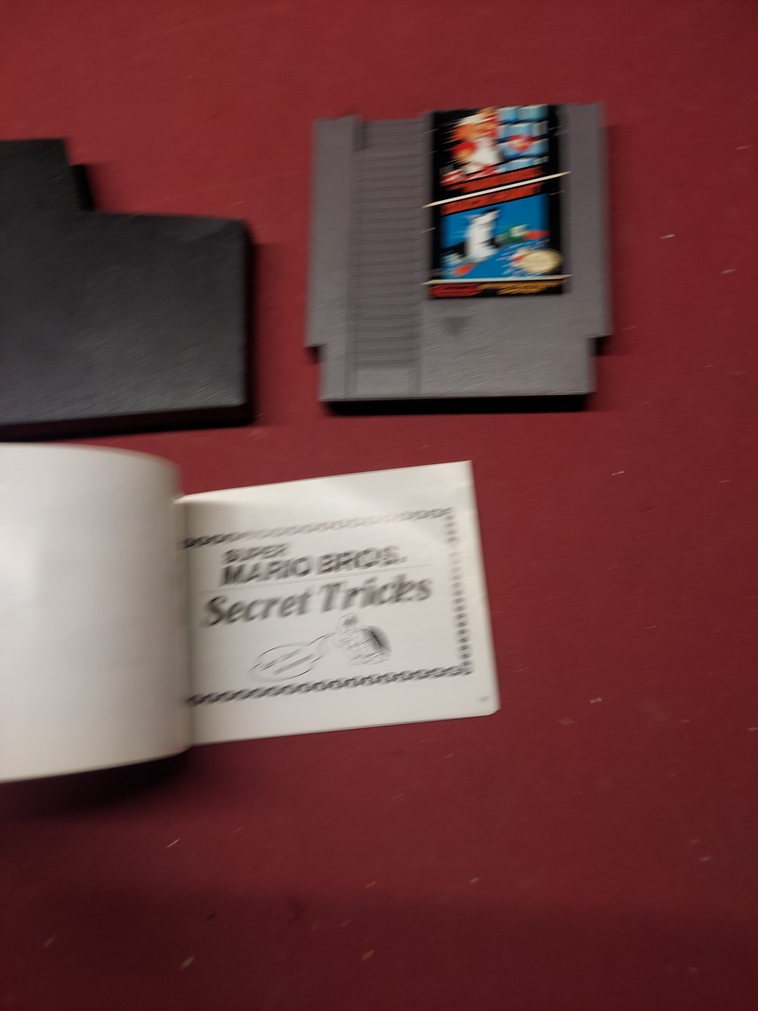 Nintendo NES Super Mario Bros Duck Hunt Game Instruction Booklet Manual Sleeve