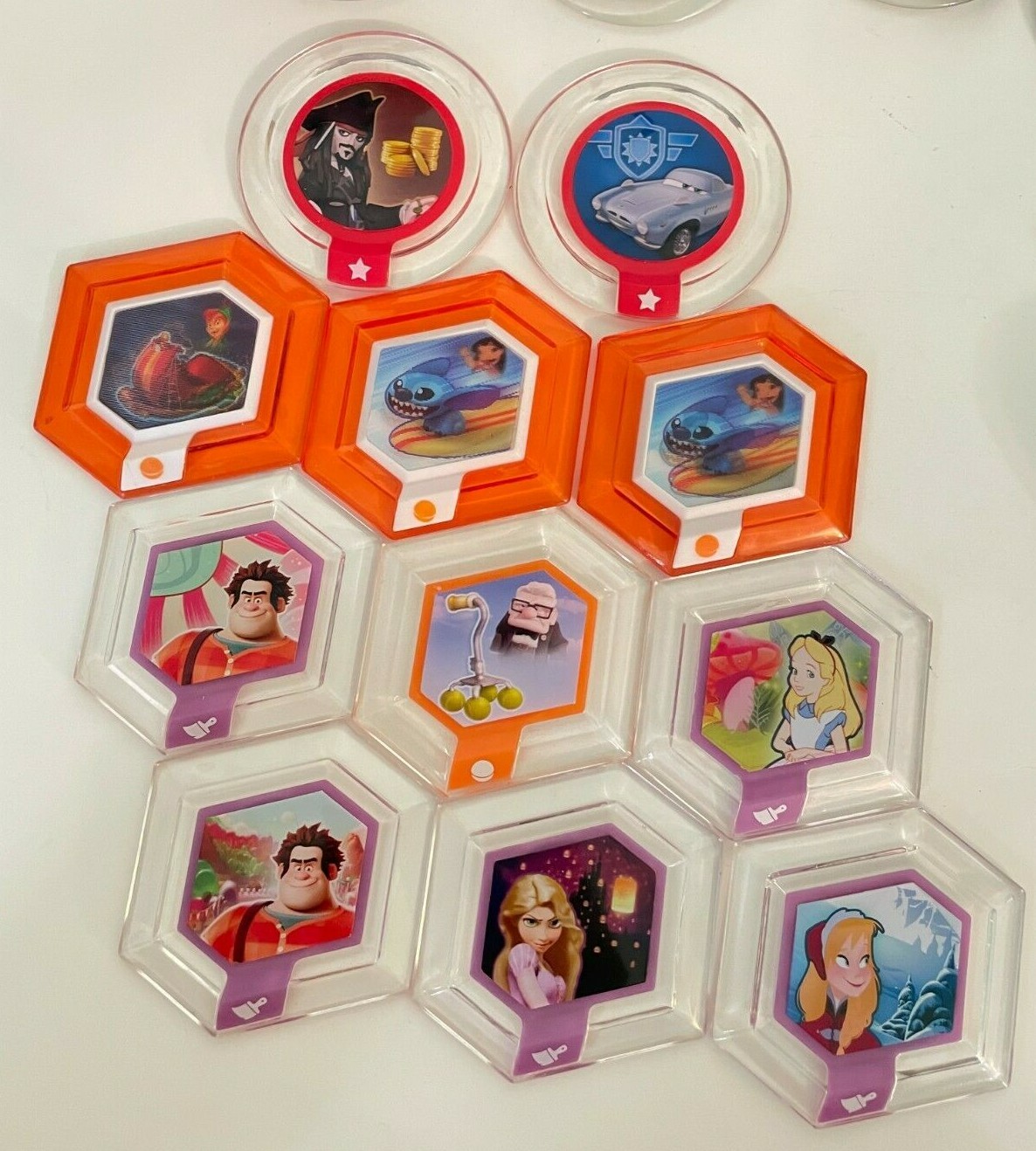 Lot of Disney Infinity Characters and Power Discs: Incredibles, Monsters Inc, &
