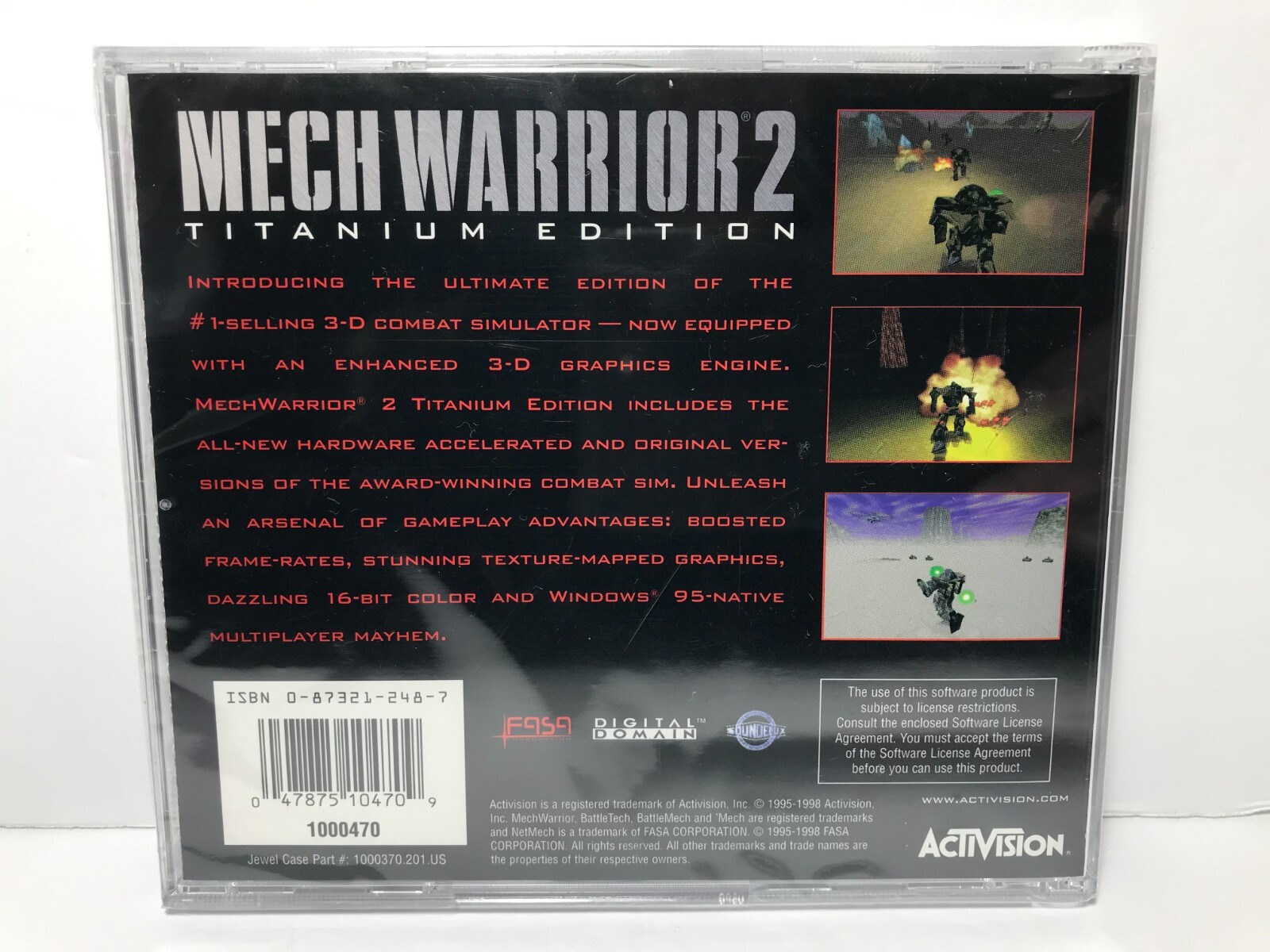 MechWarrior 2: Titanium Edition (PC, 1998) – SEALED BRAND NEW