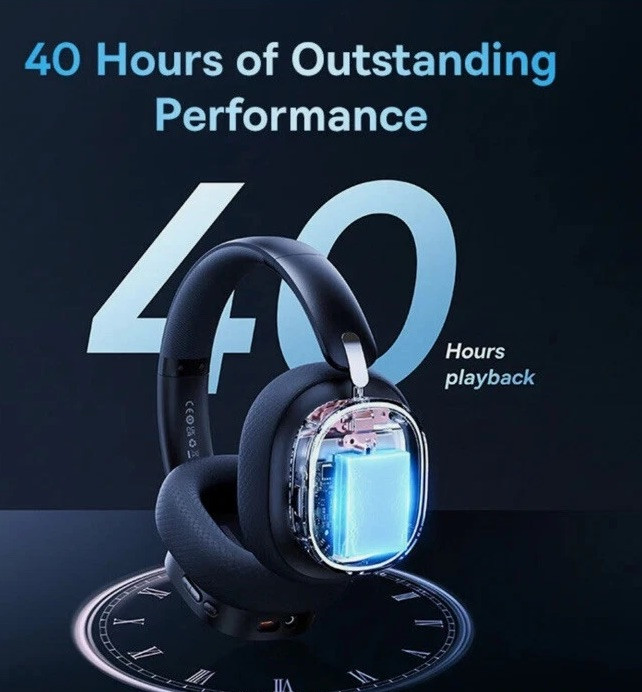 GH02 Wireless Gaming Headphones with Mic, Bluetooth 5.3, RGB Lighting