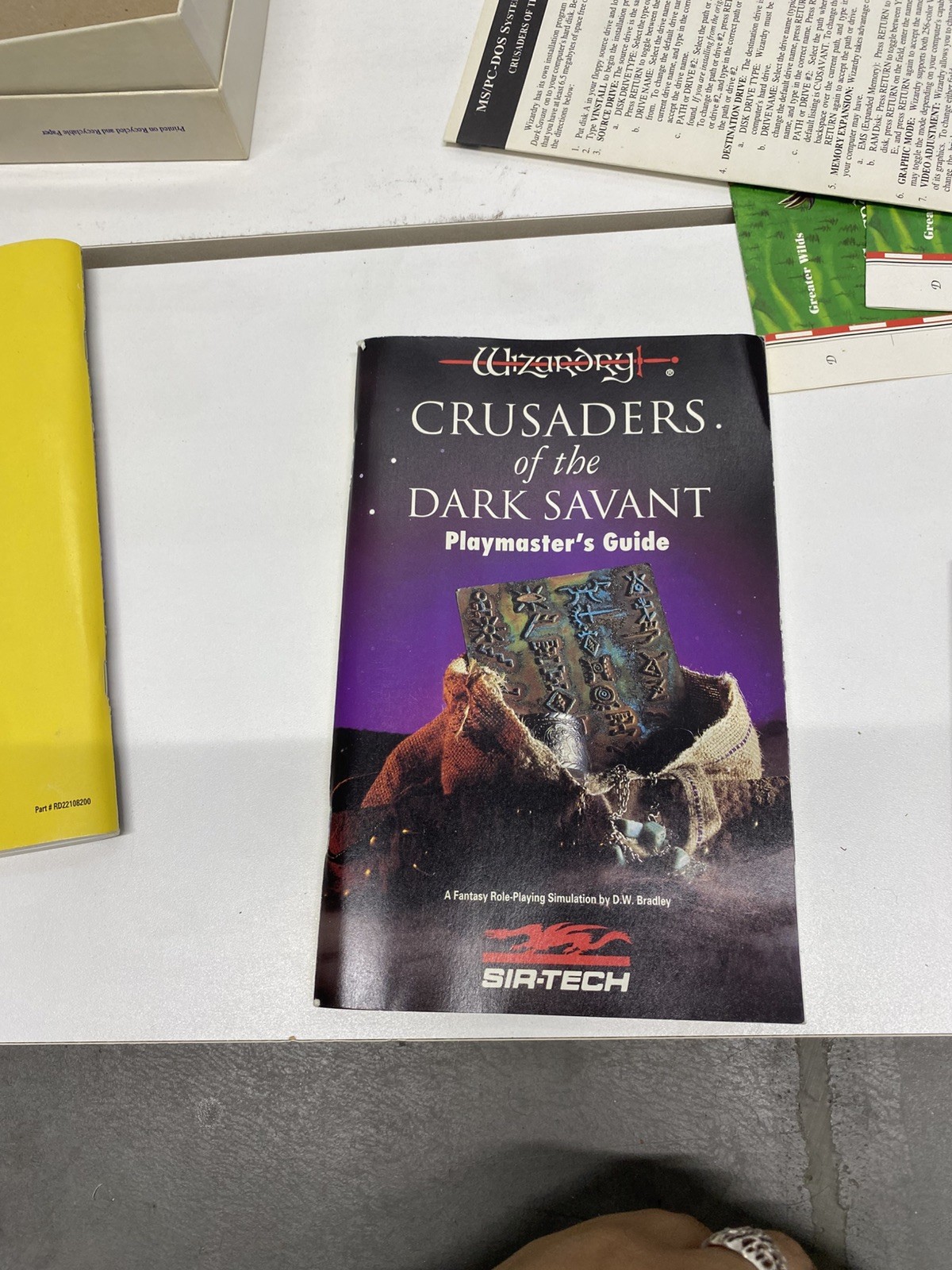 Wizardry: Crusaders of the Dark Savant (PC, 1992 READ**)