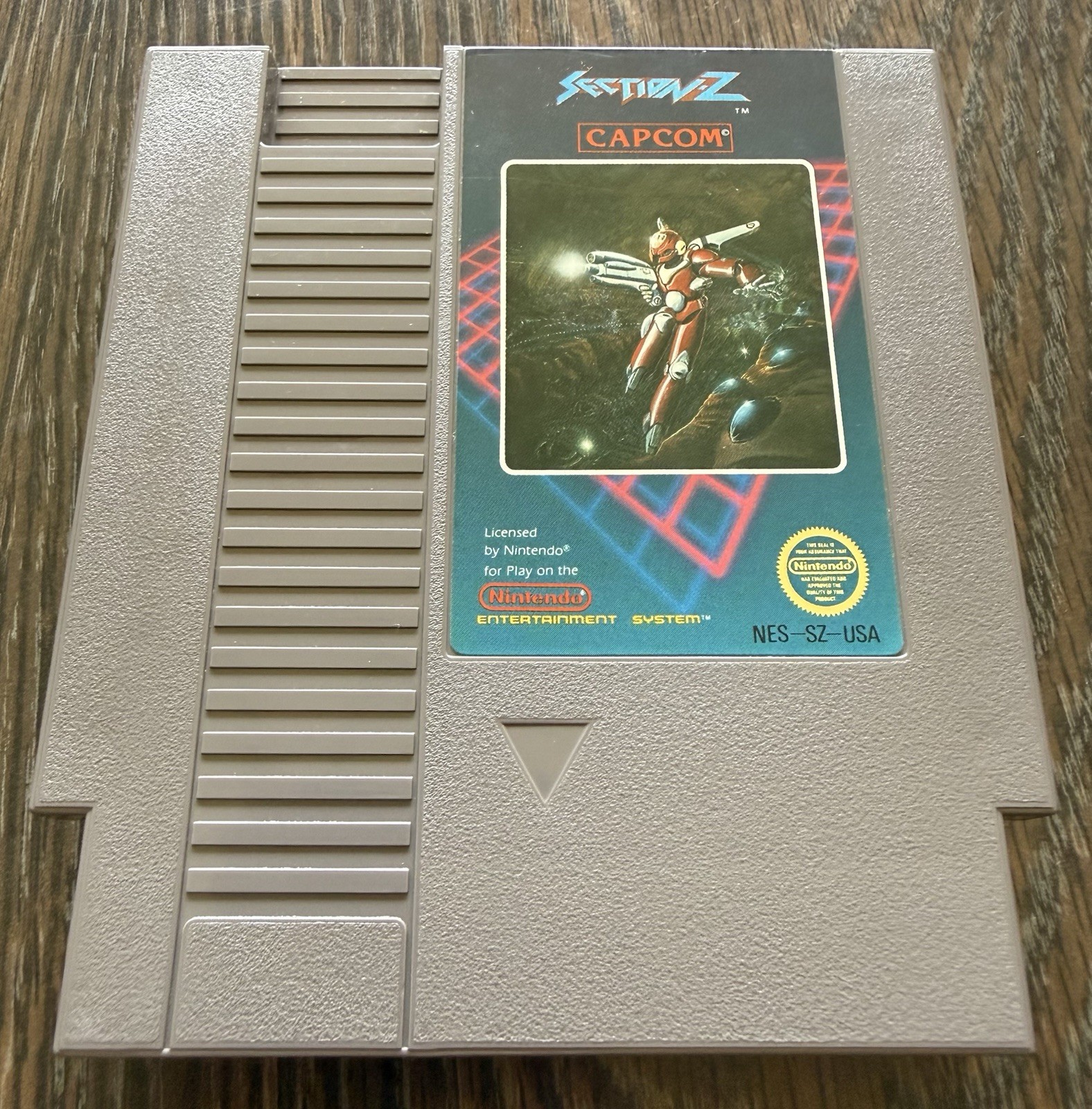 Section-Z Complete CIB Hangtab 5-Screw FIRST PRINT (Nintendo, NES 1987) VG! 🔥