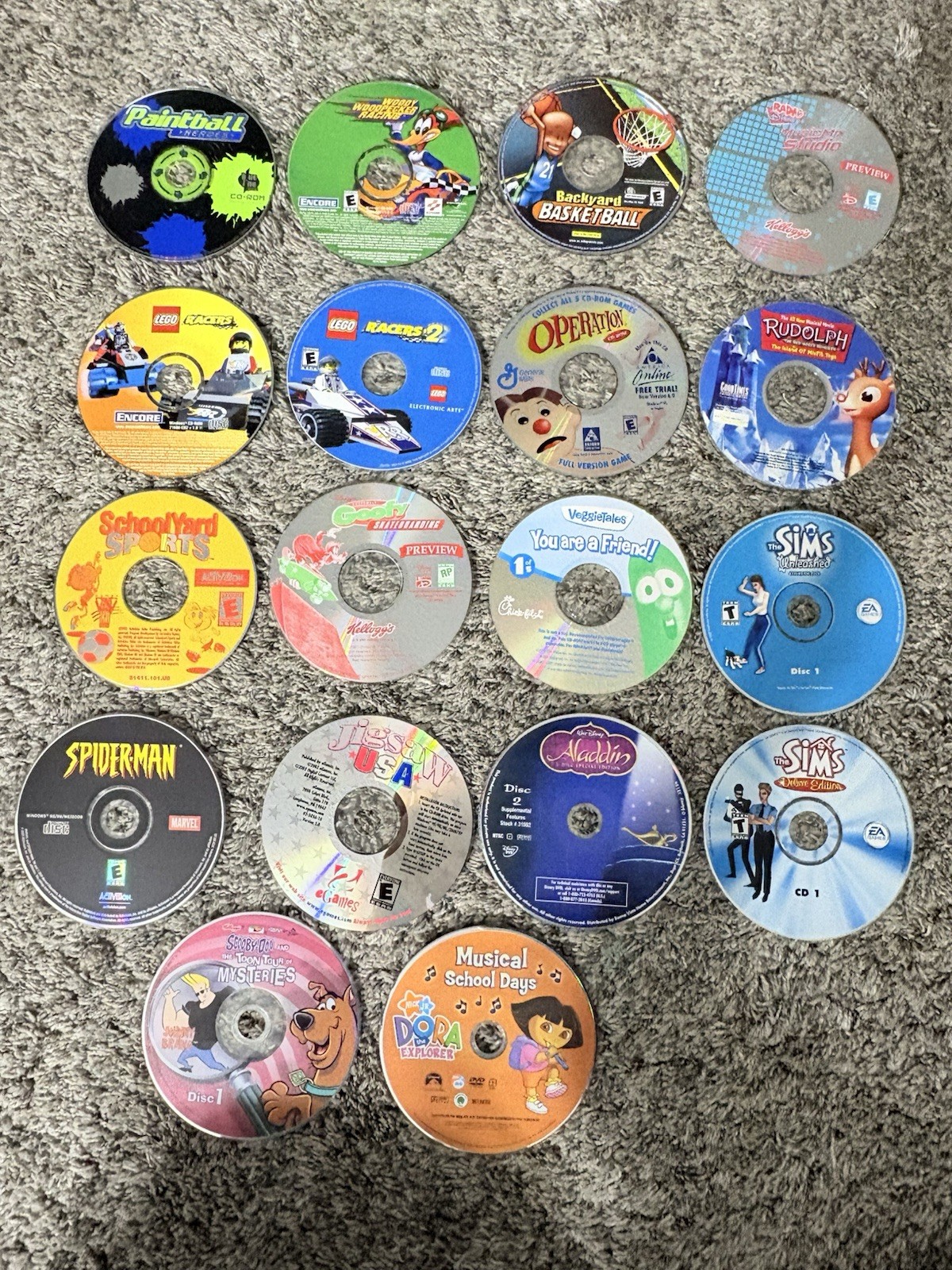 PC games 2000s Kids X 18 Lot Great Condition No Scratches