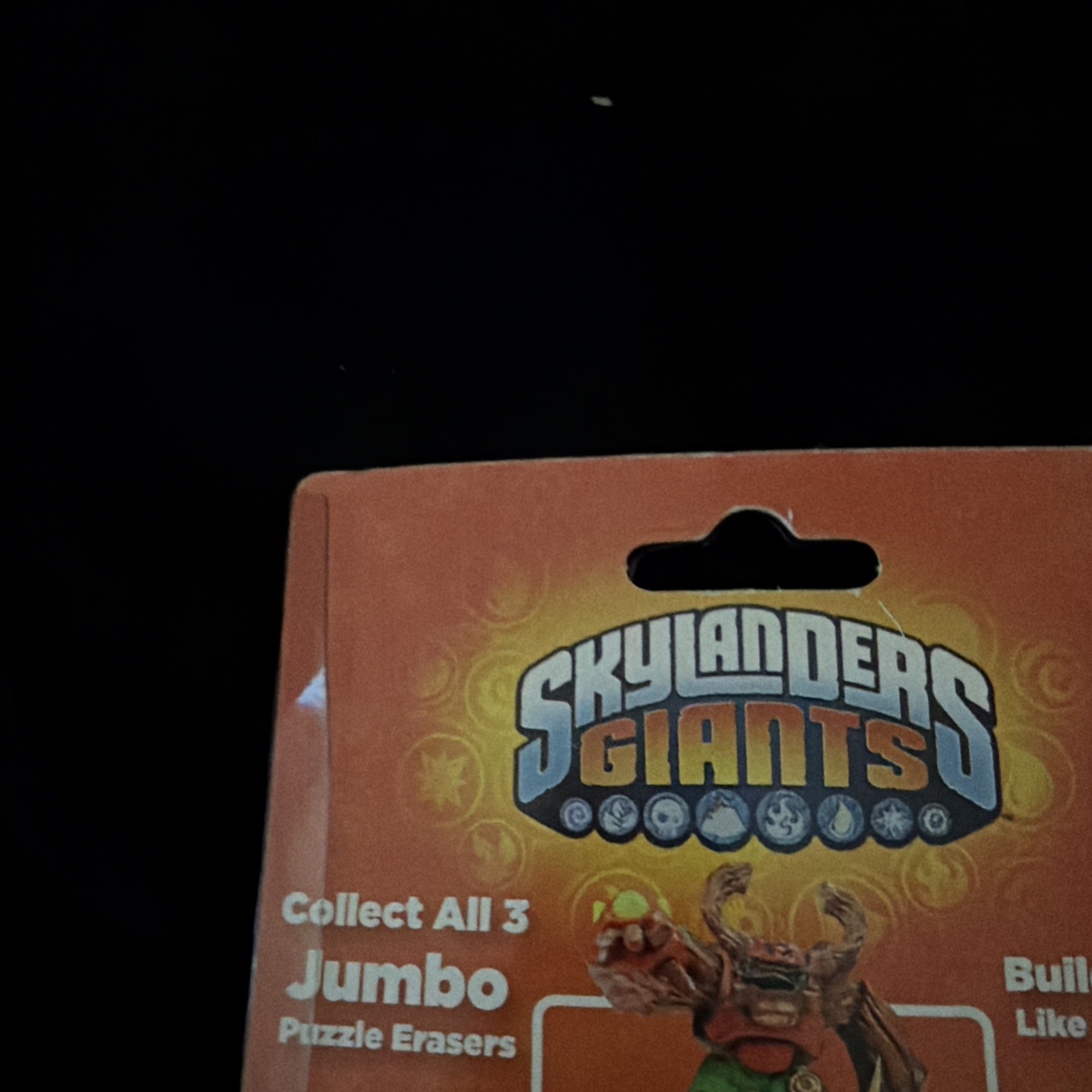 Skylanders Giants Jumbo Pencil Eraser Tree Rex with Mystery Topper New