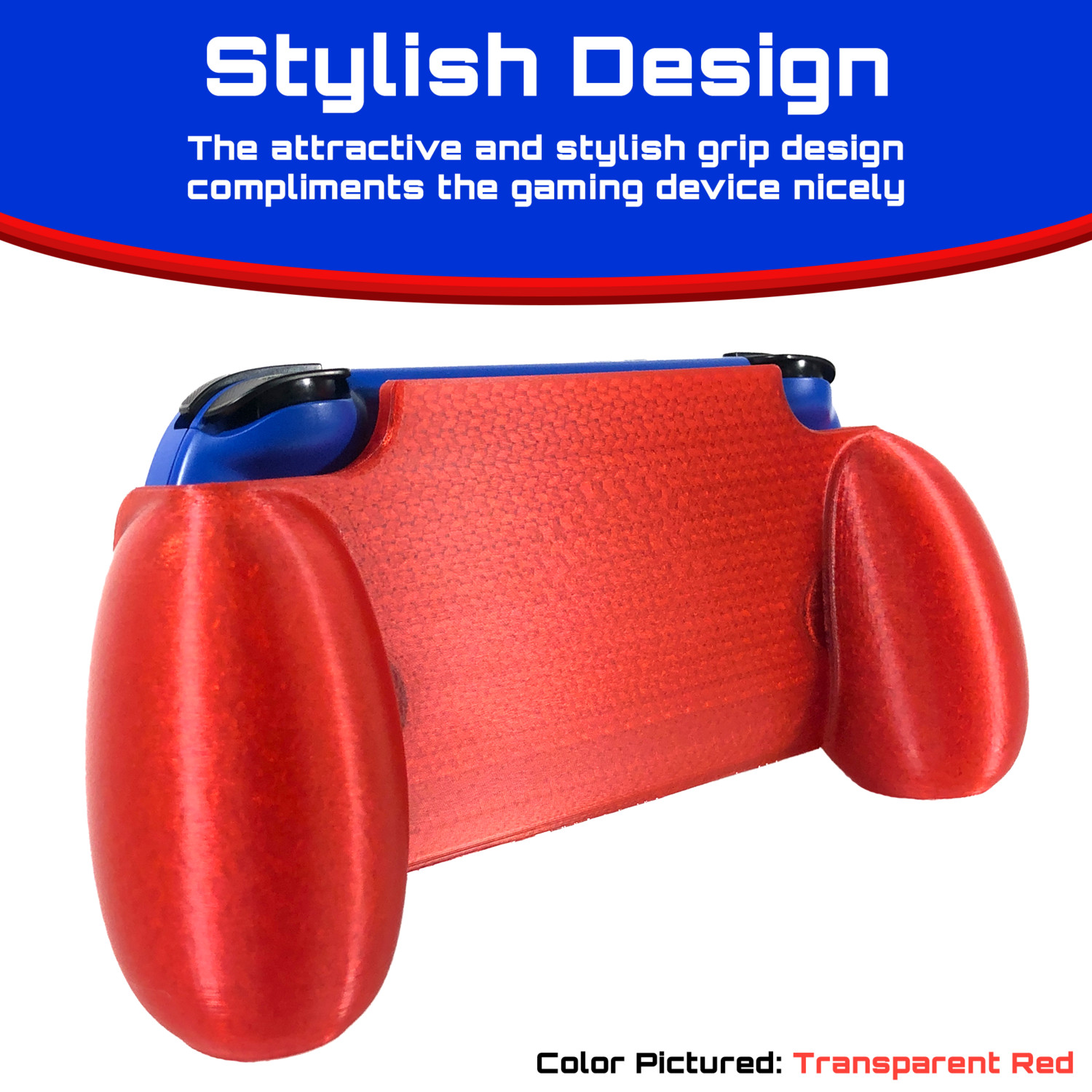 Anbernic RG40XX H Comfort Grip Case 2-in-1 Screen Protector – 3D Printed