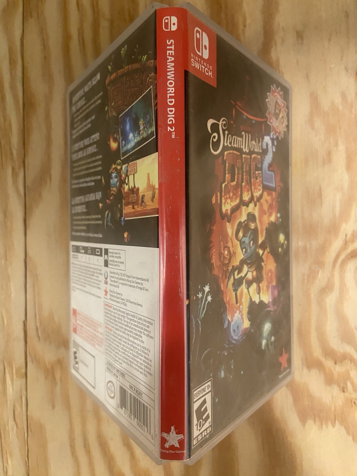 Steamworld Dig 2-Switch-TESTED & WORKING w/ Bonus “Rusty” Poster