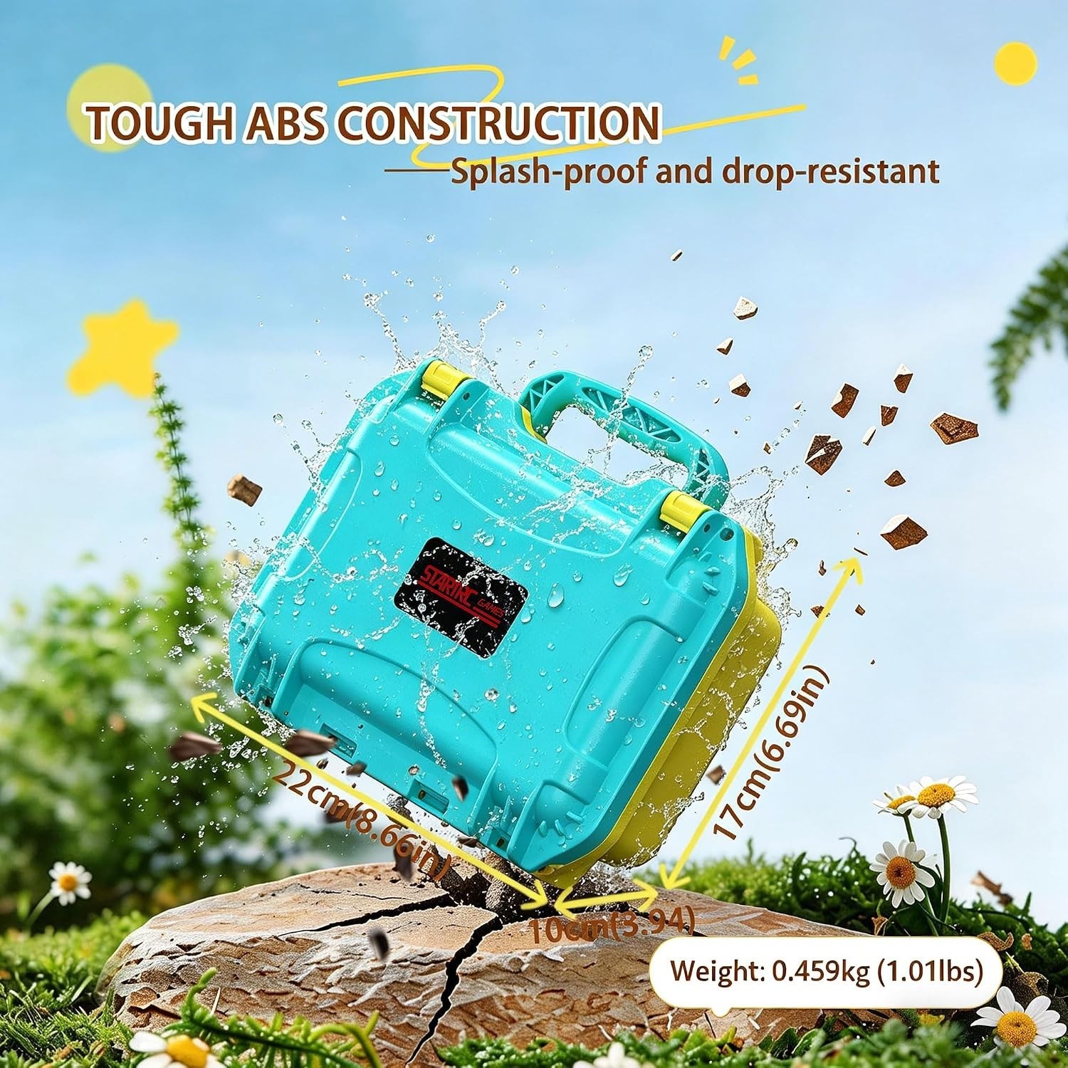 Hard Shell Carrying Case for NEX Playground Game System Storage Case Waterproof