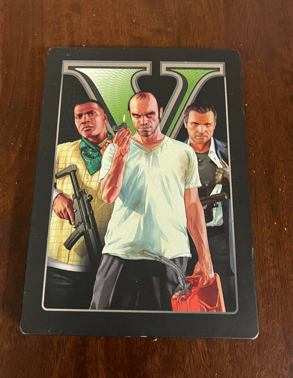 Grand Theft Auto V Steelbook Edition(Microsoft Xbox 360, 2013) CIB