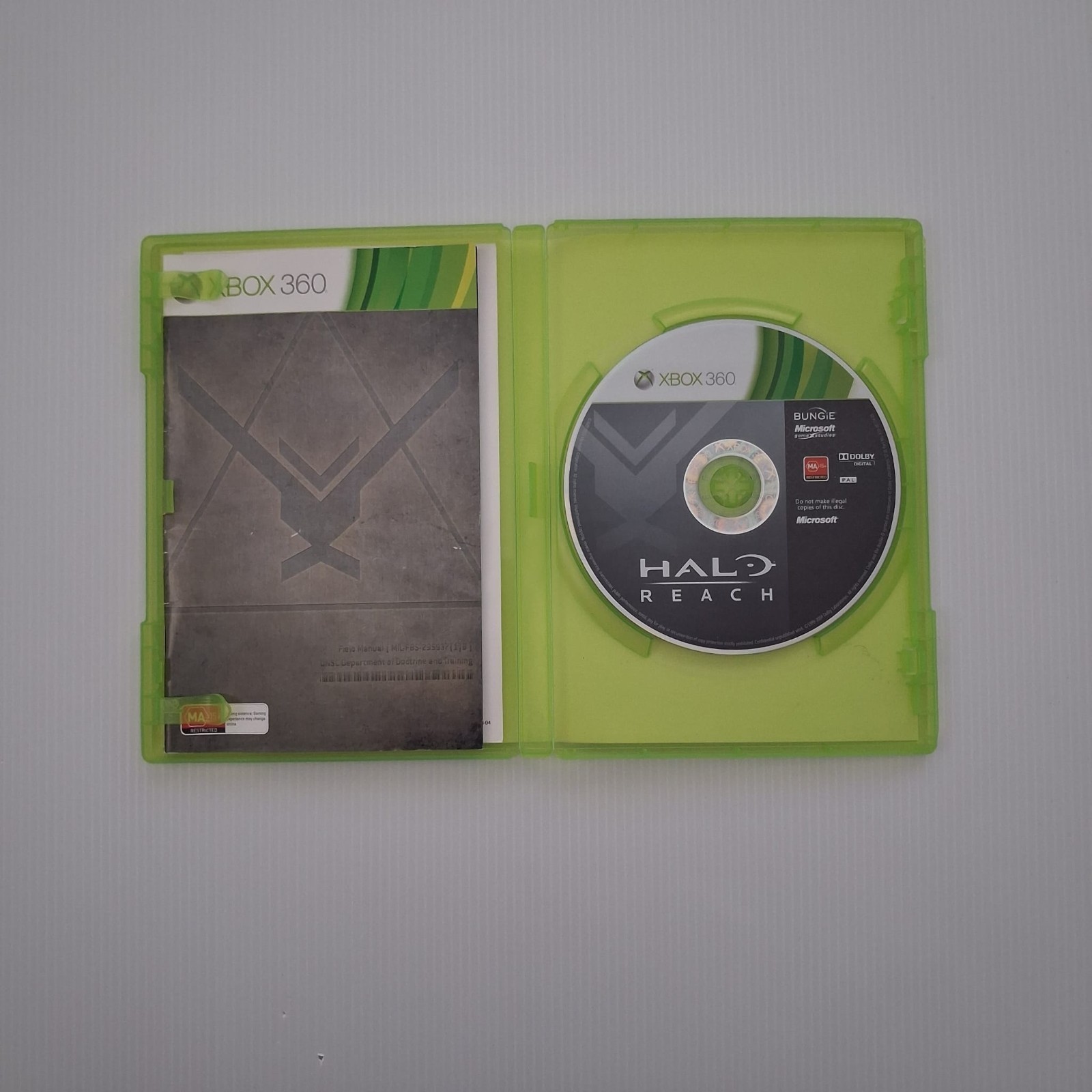 Halo Reach Xbox 360 Tested Working Complete PAL Australian MA15+