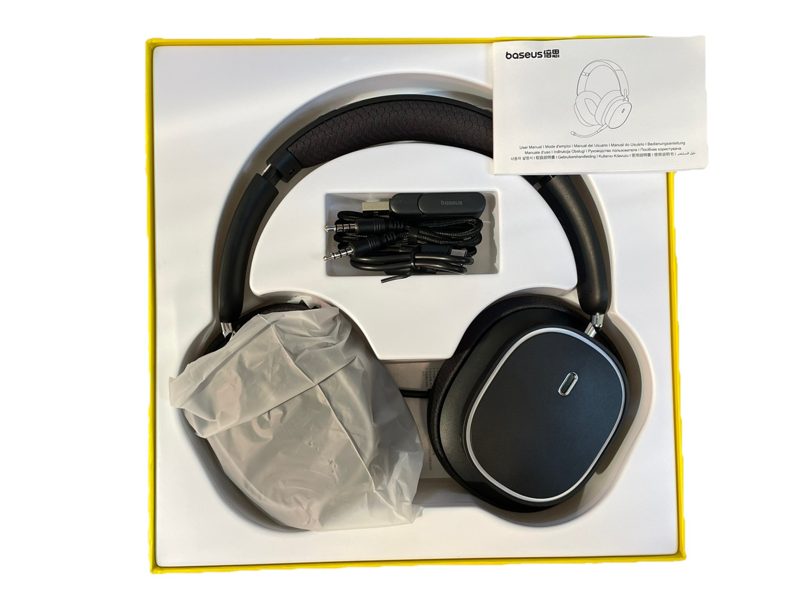 GH02 Wireless Gaming Headphones with Mic, Bluetooth 5.3, RGB Lighting
