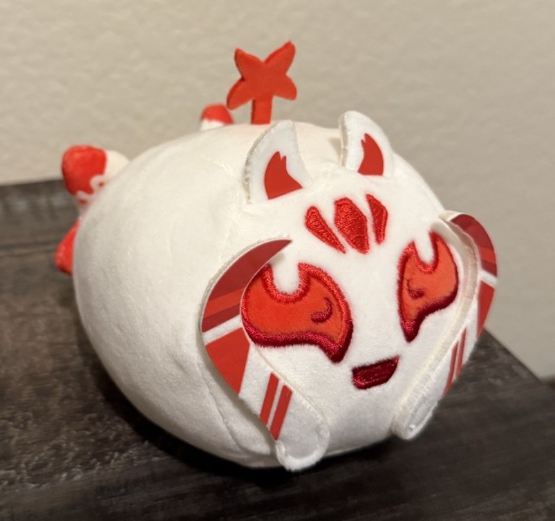 PhatMojo Blox Fruits Series 3 Kitsune Plush Red White Fox Gamer Robot 2025