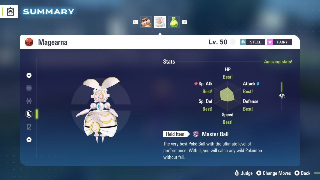 Choose Low Level Legendary Pokemon Shiny or Non-Shiny Legendaries Legends Z-A ZA