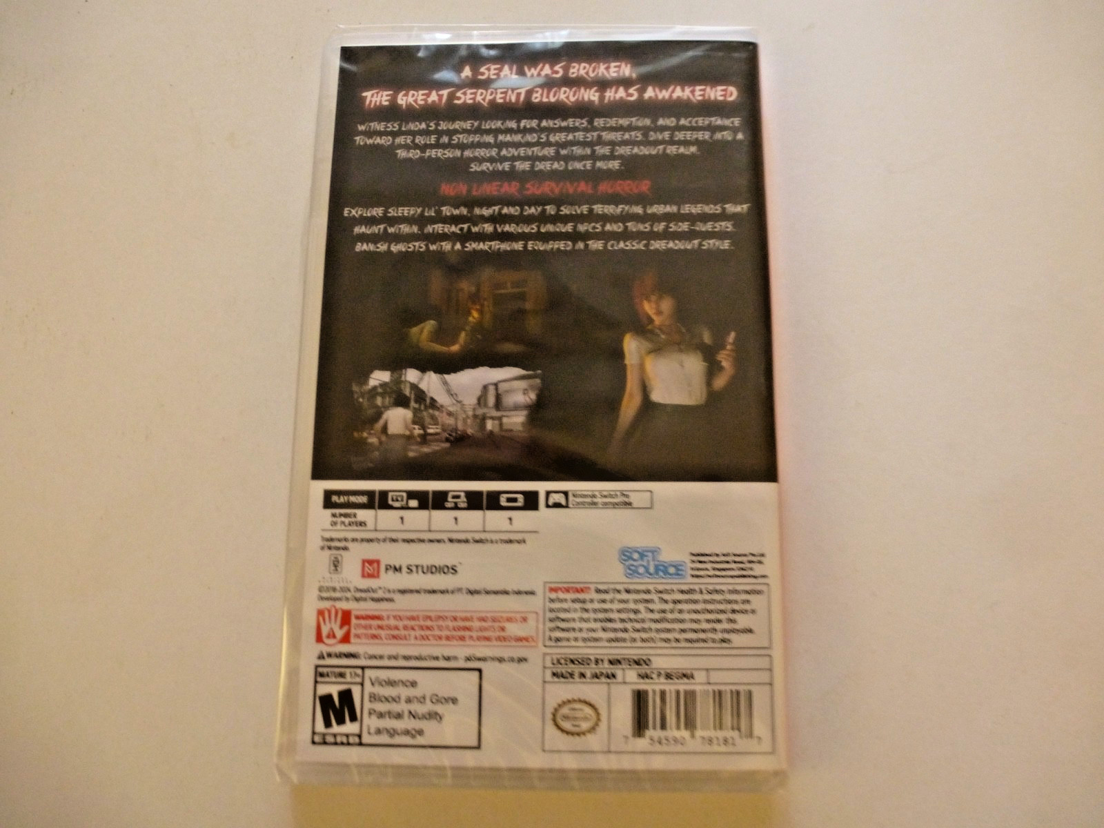 Dreadout 2 Switch Soft Source 2020 Factory Sealed