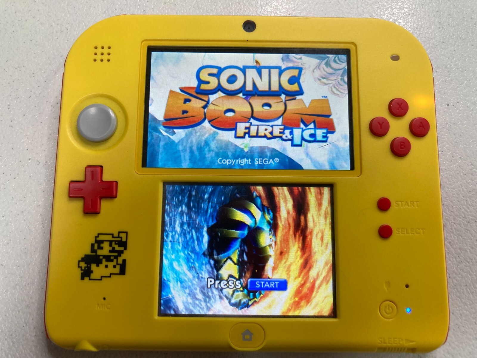 Sonic Boom Fire and Ice Nintendo 3DS 2016 Cart Only Tested Hedghog