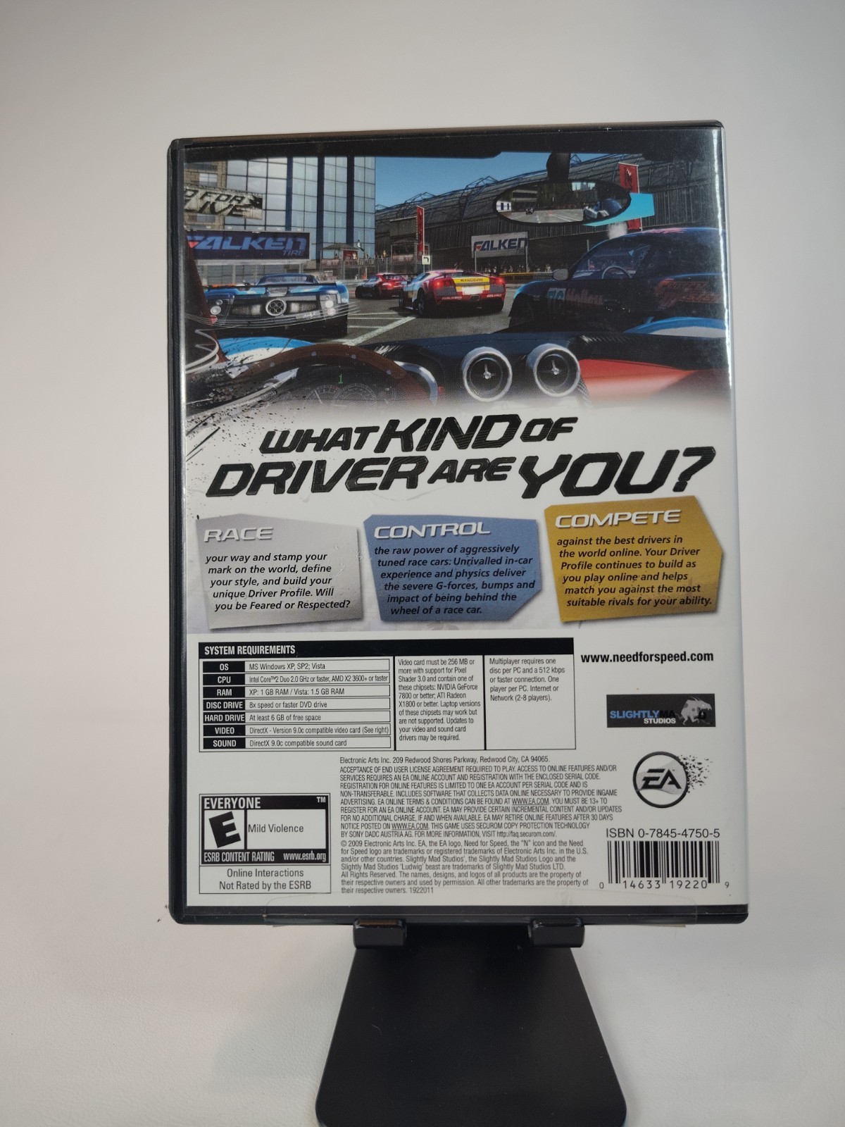 Need For Speed Shift (PC, 2009) EA, Rated E-Everyone, w/ Manual