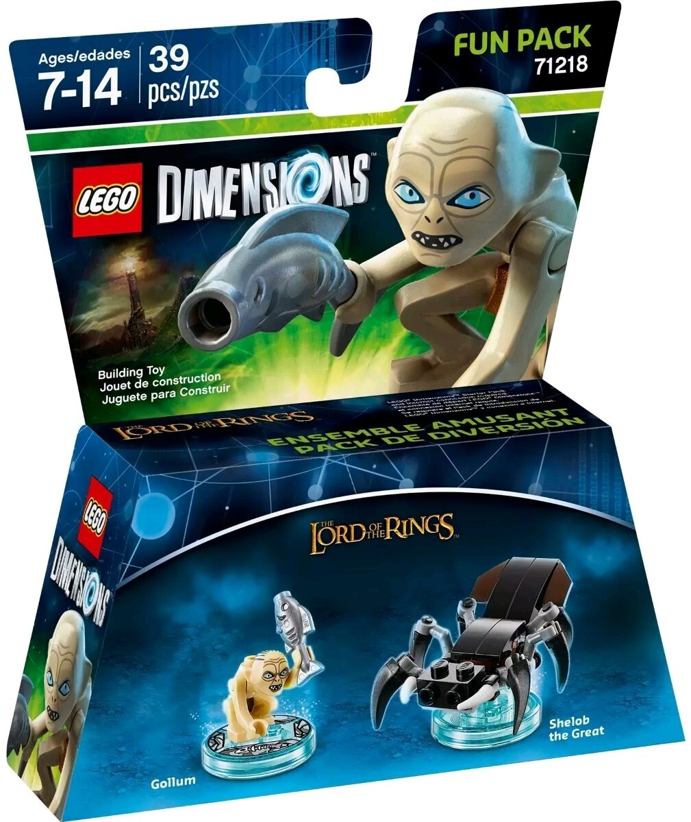 LEGO DIMENSIONS (71218) FUN PACK – The Lord of The Rings – 39pcs – Gollum Shelob